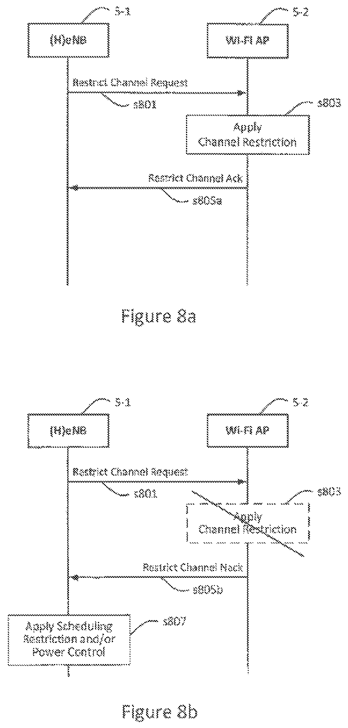 Patent US11785623 Figure 8 – Communication system for alleviating interference arising due to coexistence