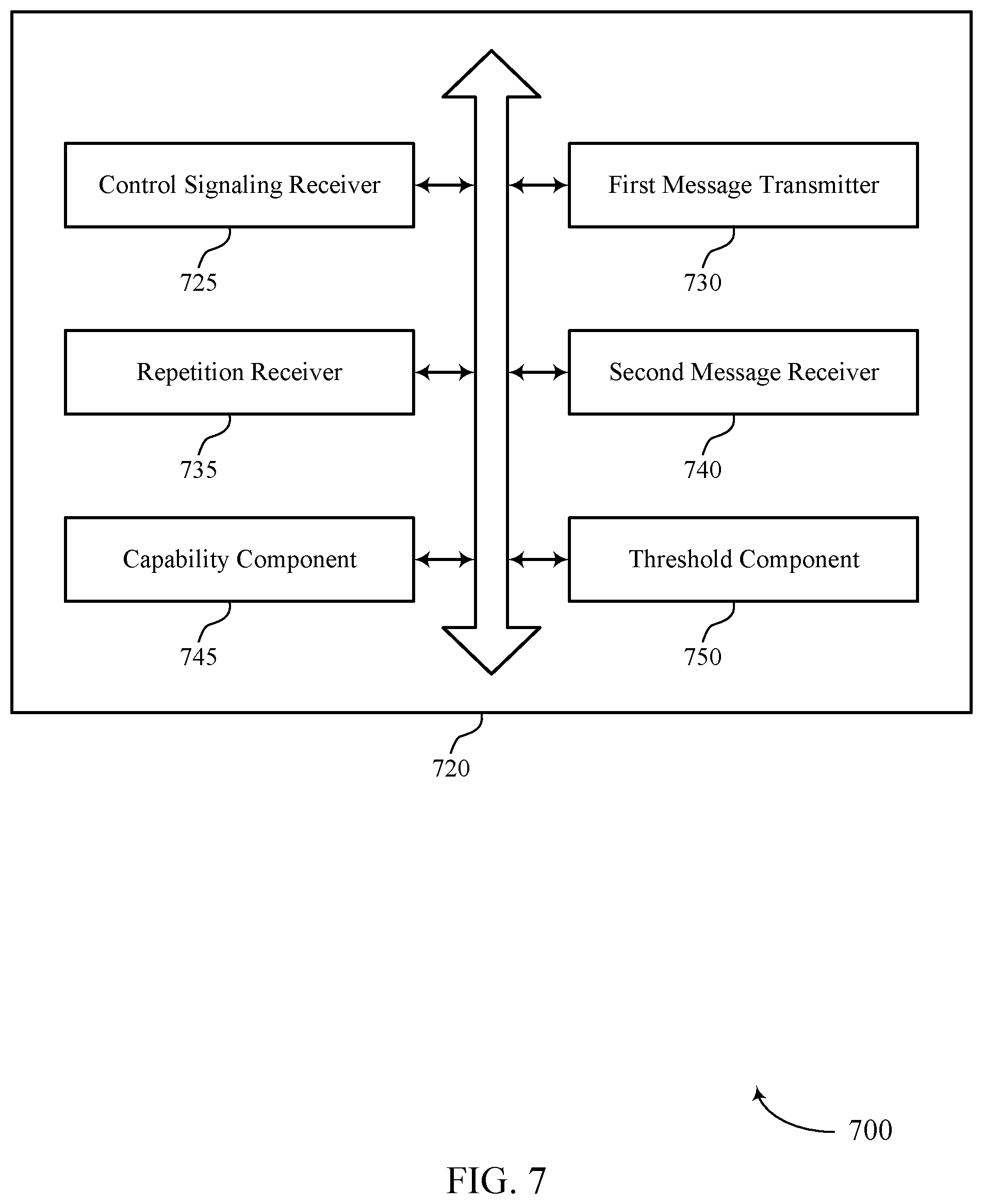 Patent US11785638 Figure 7 – Message two control channel repetition for contention free random access