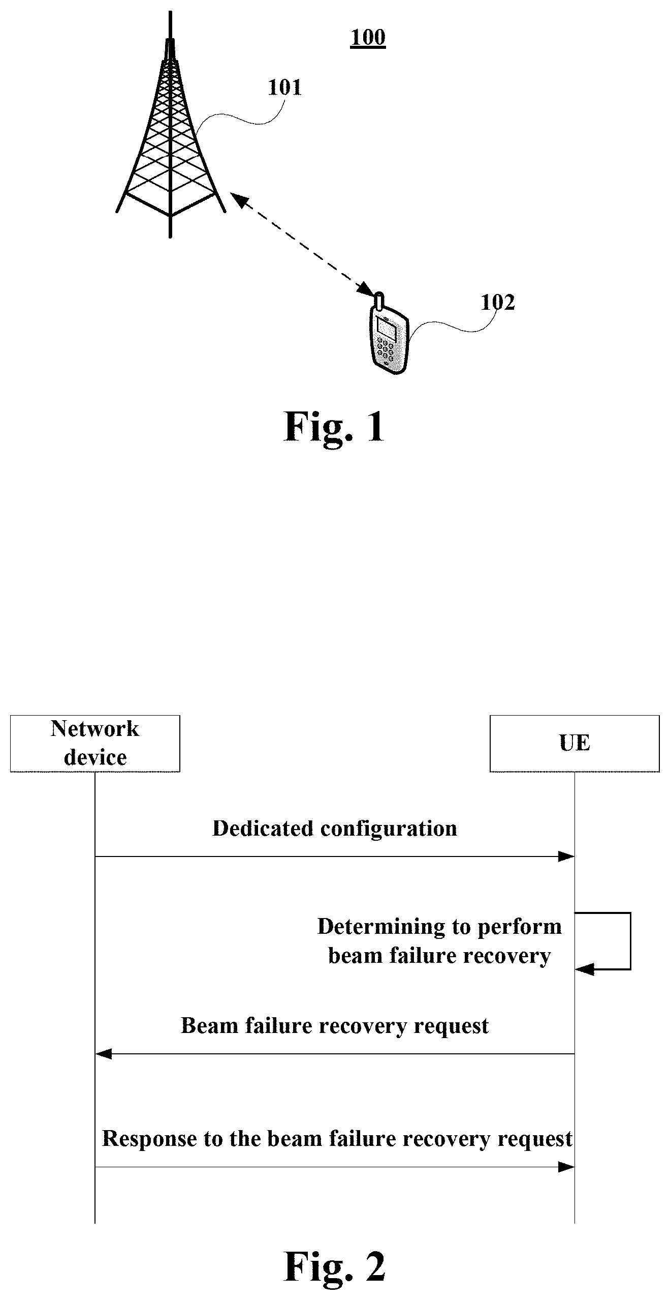 Patent US11785661 Figure 1 – Configuration method and apparatus for beam failure recovery and communication system