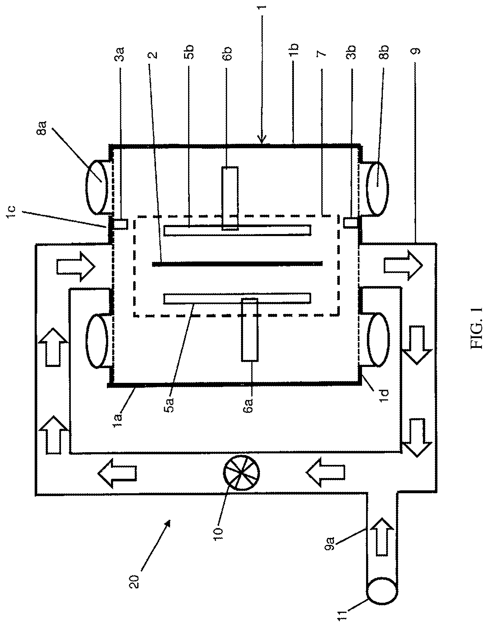 Patent US11785671 Figure 1 – Method and device for producing molded parts with a semi-finished product