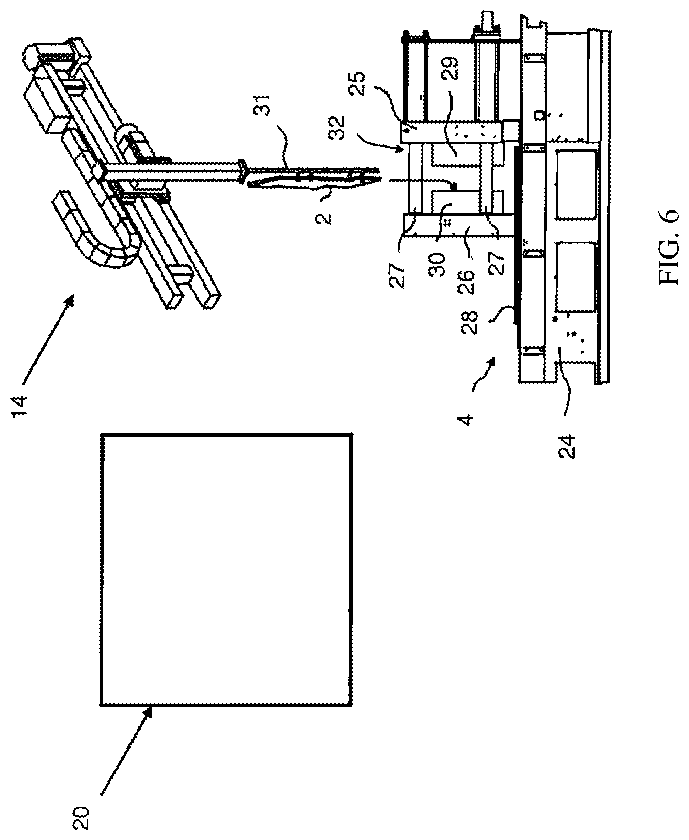 Patent US11785671 Figure 6 – Method and device for producing molded parts with a semi-finished product