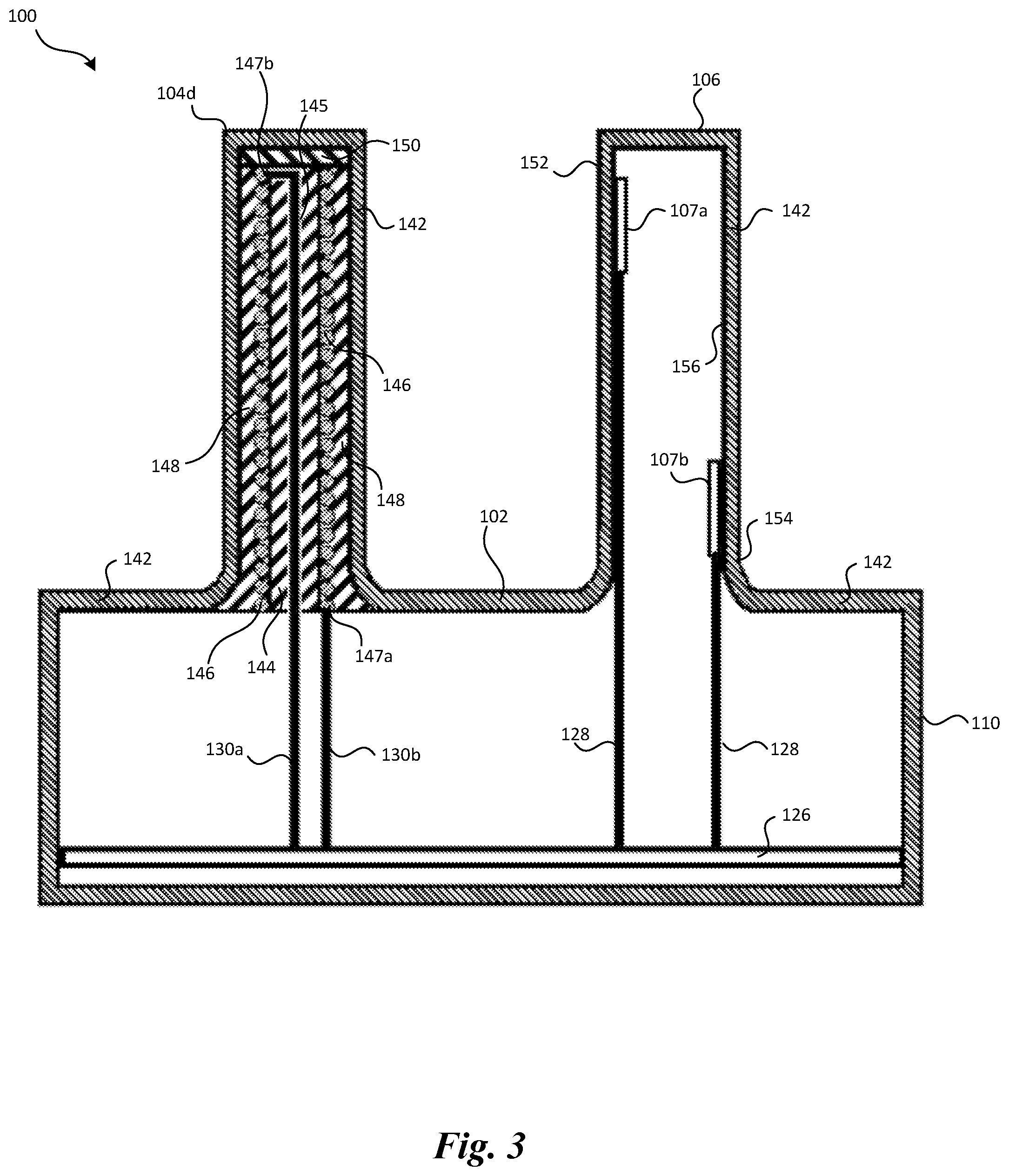 Patent US11785674 Figure 3 – Multiple pillar liquid heater