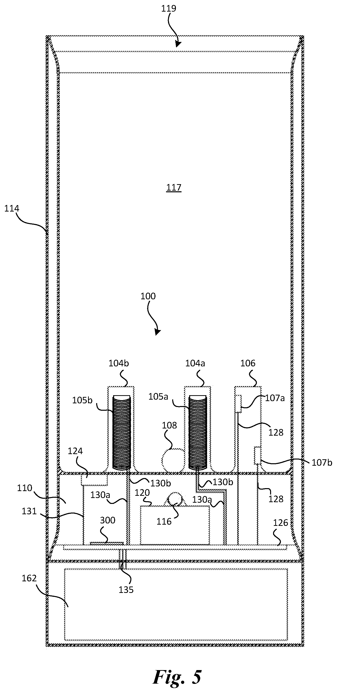 Patent US11785674 Figure 6 – Multiple pillar liquid heater