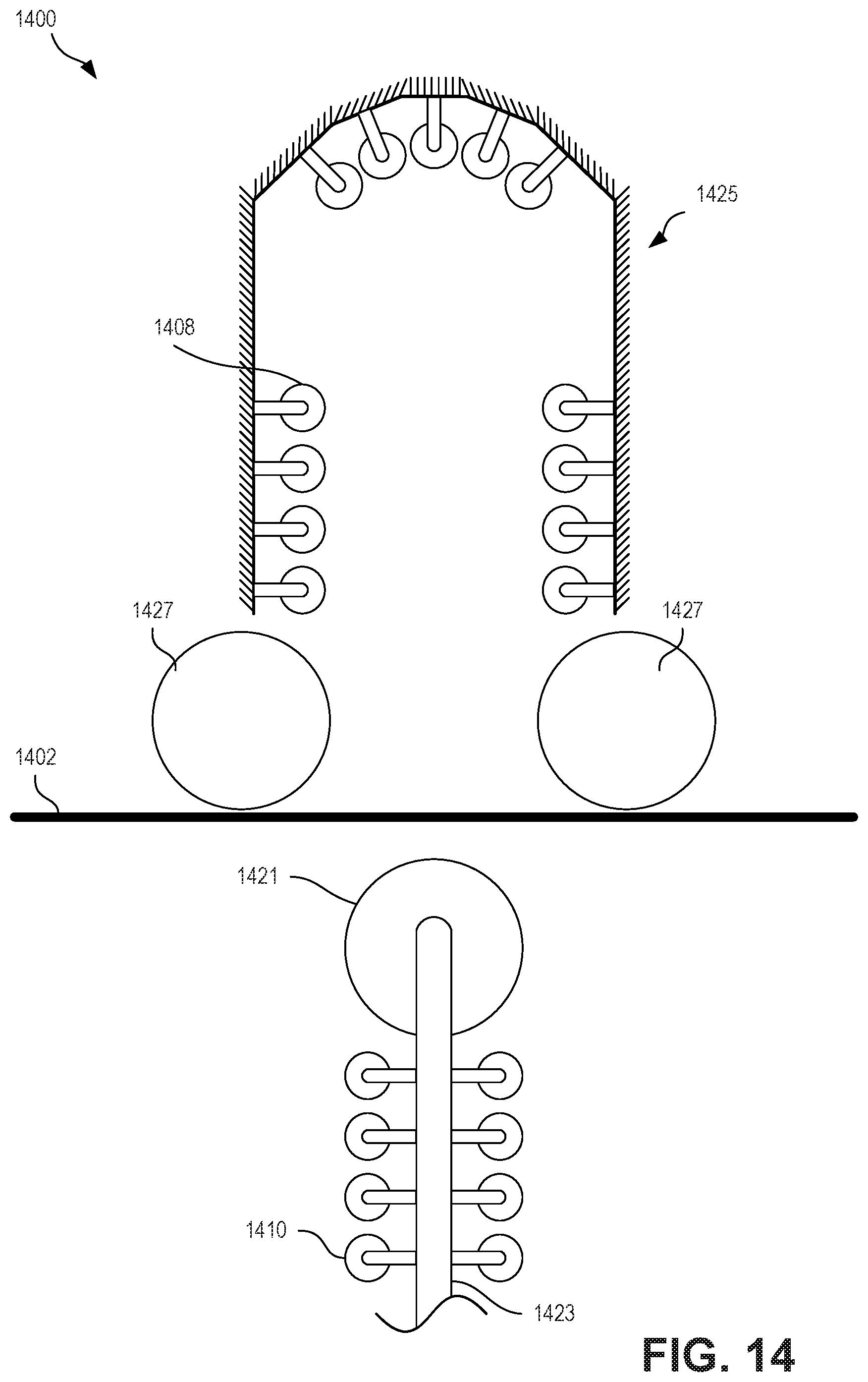 Patent US11785678 Figure 13 – Rotating magnet heat induction