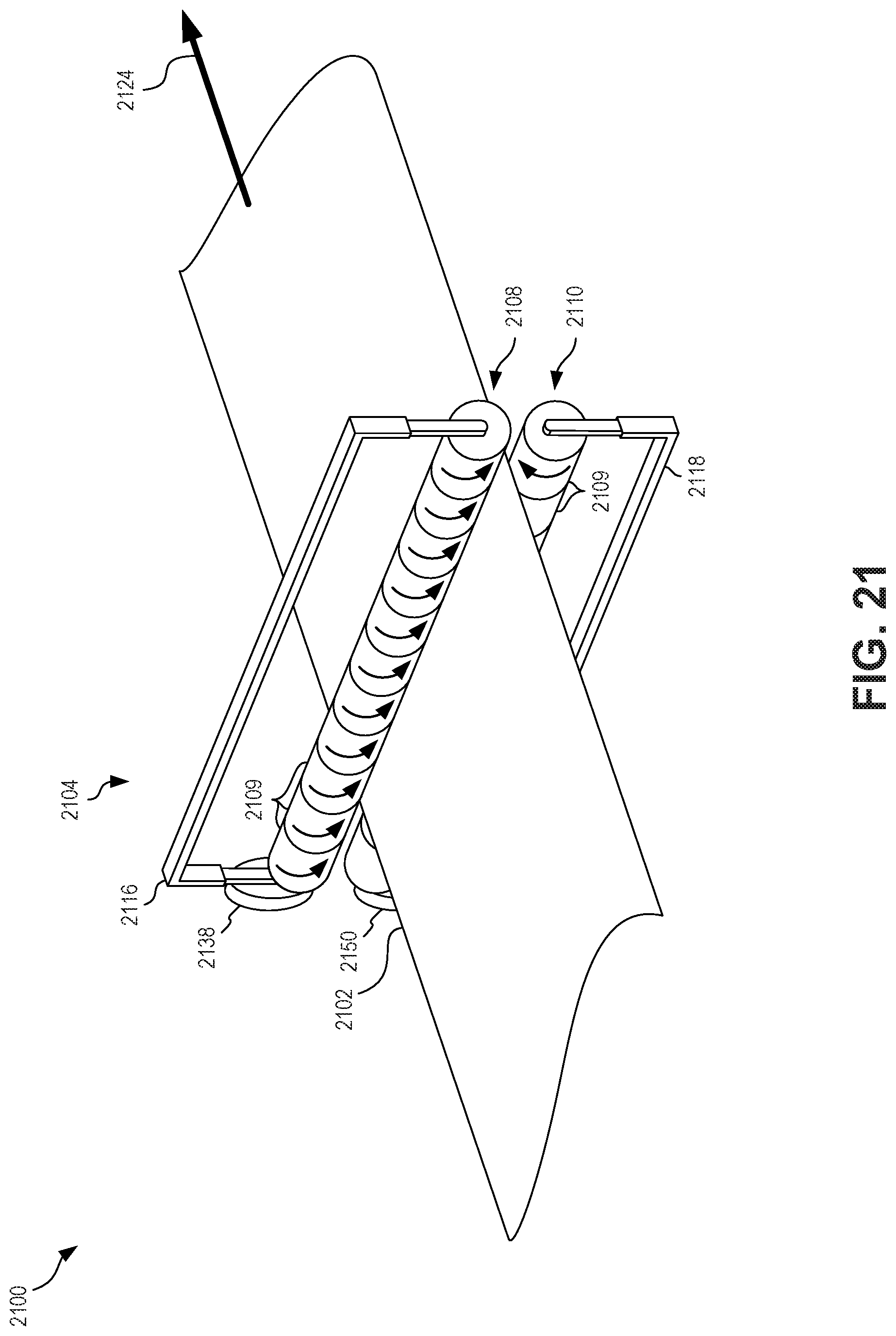 Patent US11785678 Figure 18 – Rotating magnet heat induction