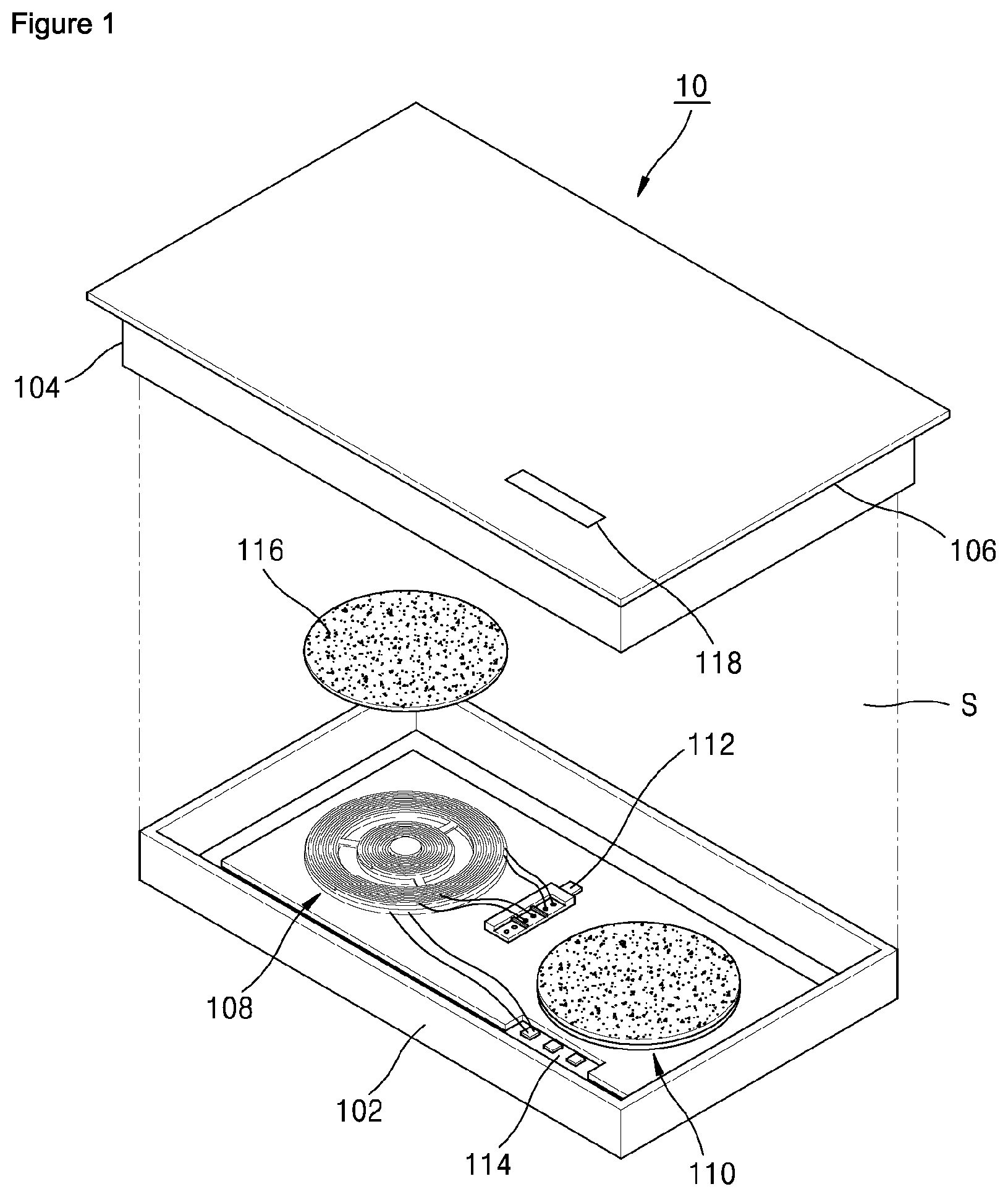 Patent US11785680 — Induction heating device and method for sensing a cooking vessel on an induction heating device — Figure 1