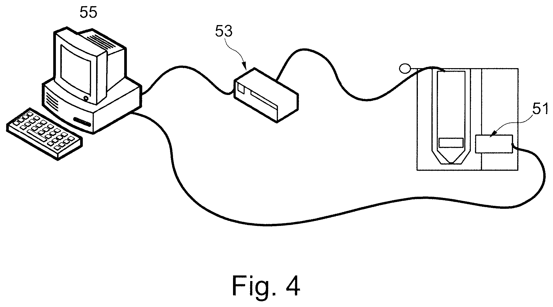 Patent US11785683 Figure 4 – Calibration device for an optical detector and setting device for setting calibration points for the calibration device