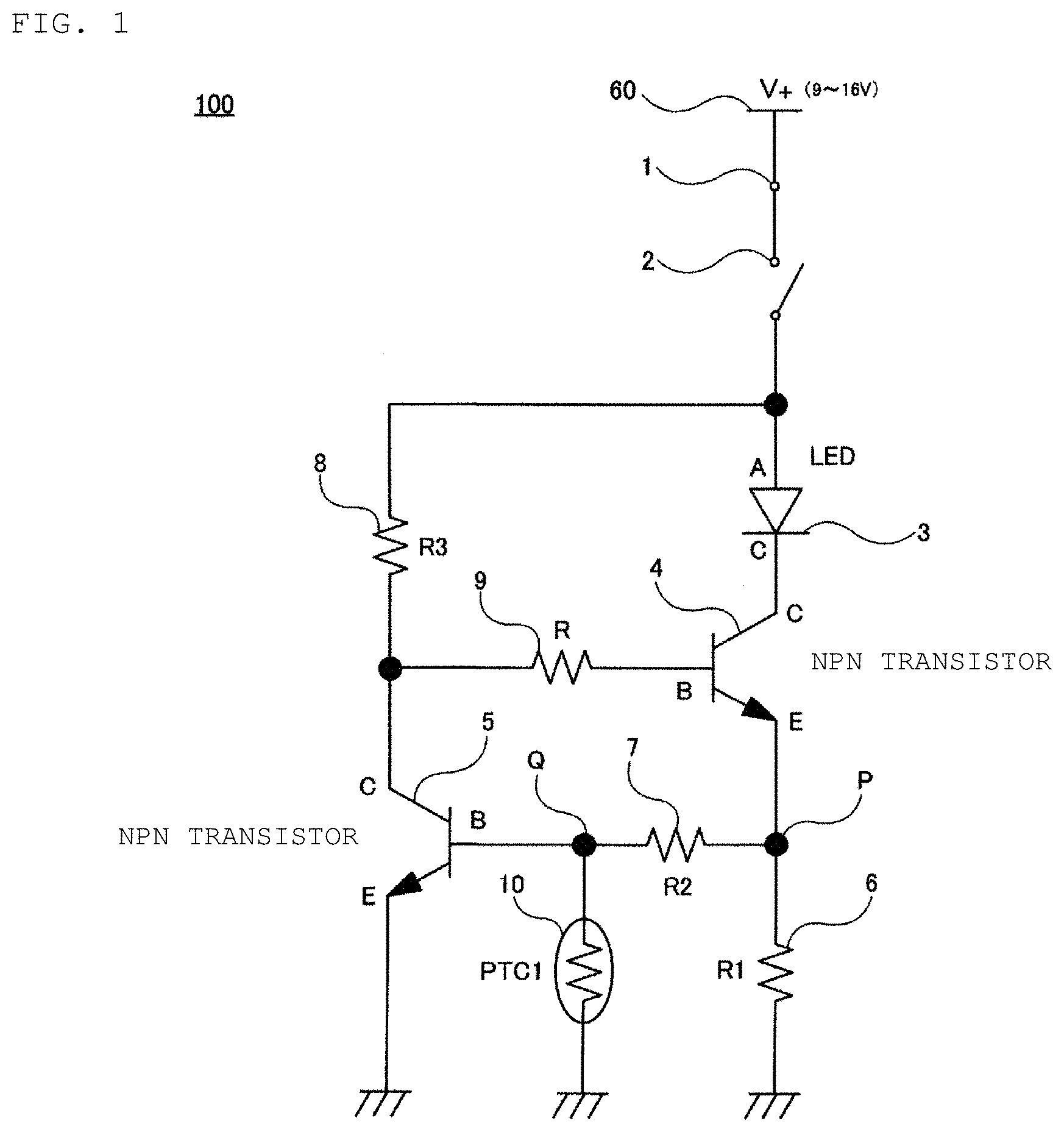 Patent US11785686 Figure 1 – LED drive circuit