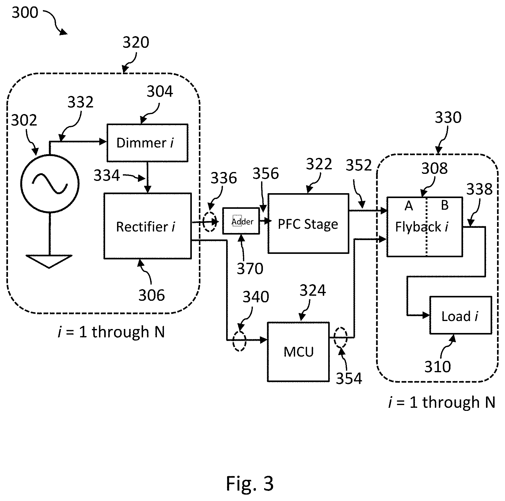 Patent US11785688 Figure 3 – Solid-state light emitter power supplies, dimmable solid-state light sources, and method of powering solid-state light emitters