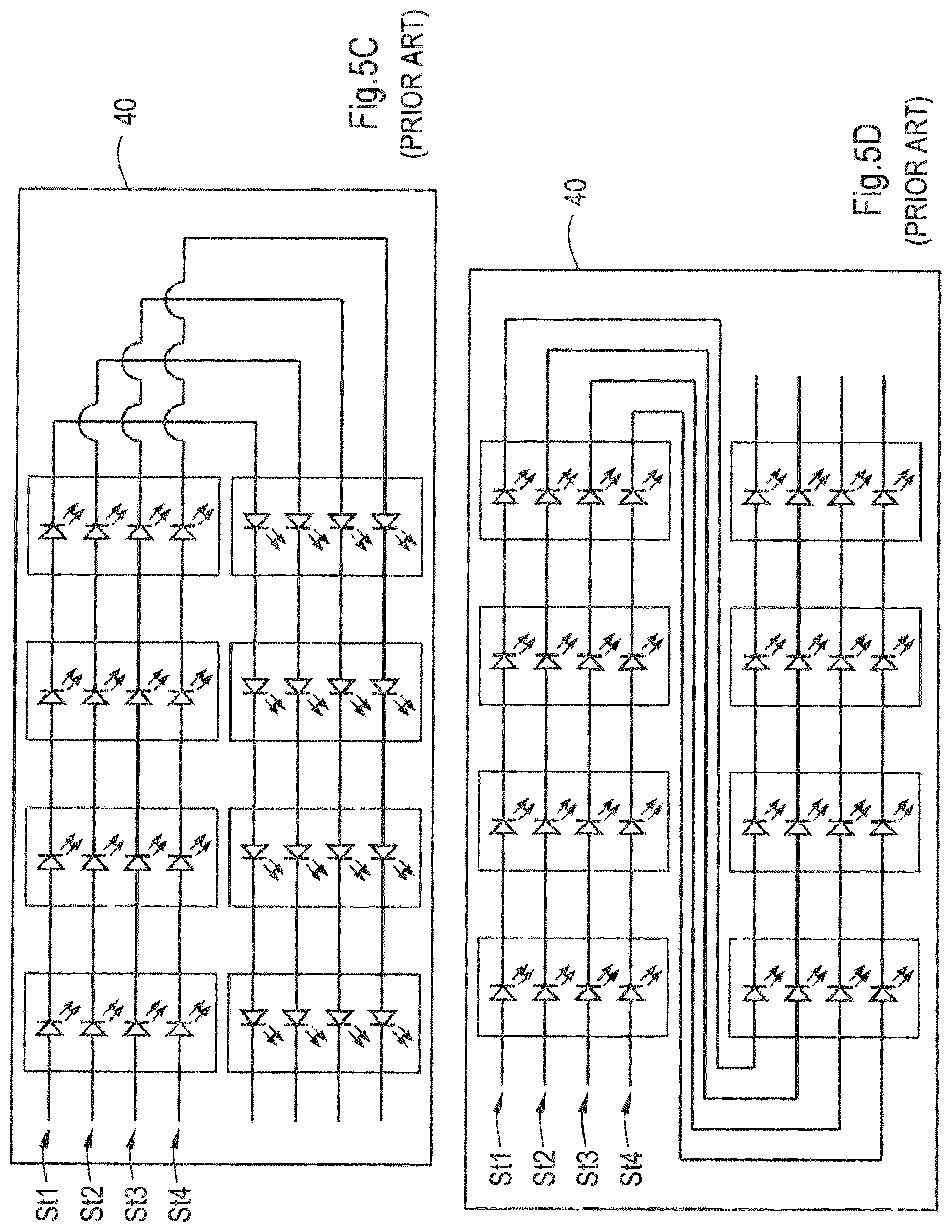 Patent US11785689 Figure 7 – Light system with anti-parallel LEDs