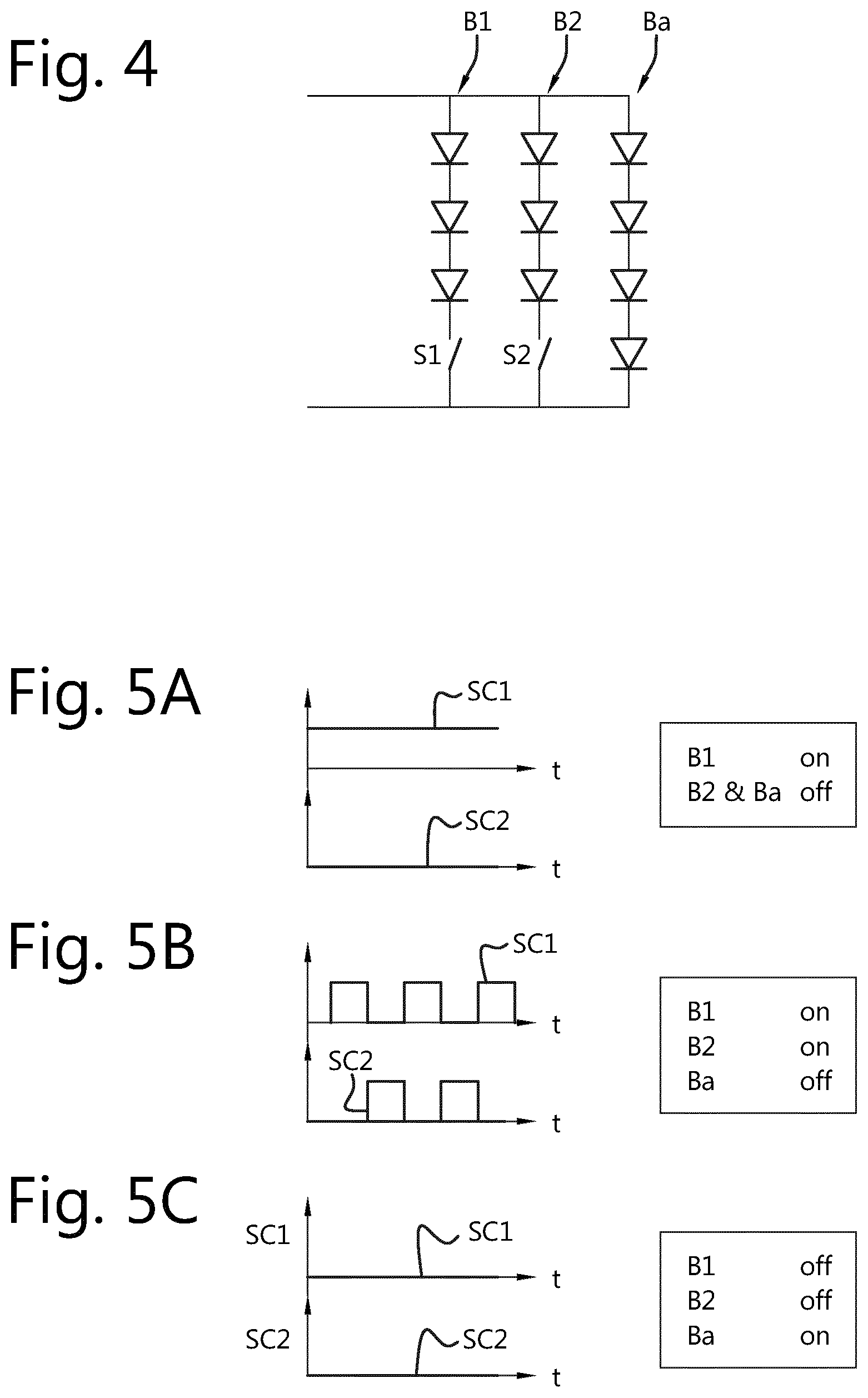 Patent US11785690 Figure 3 – Light system with controllable branches of light elements