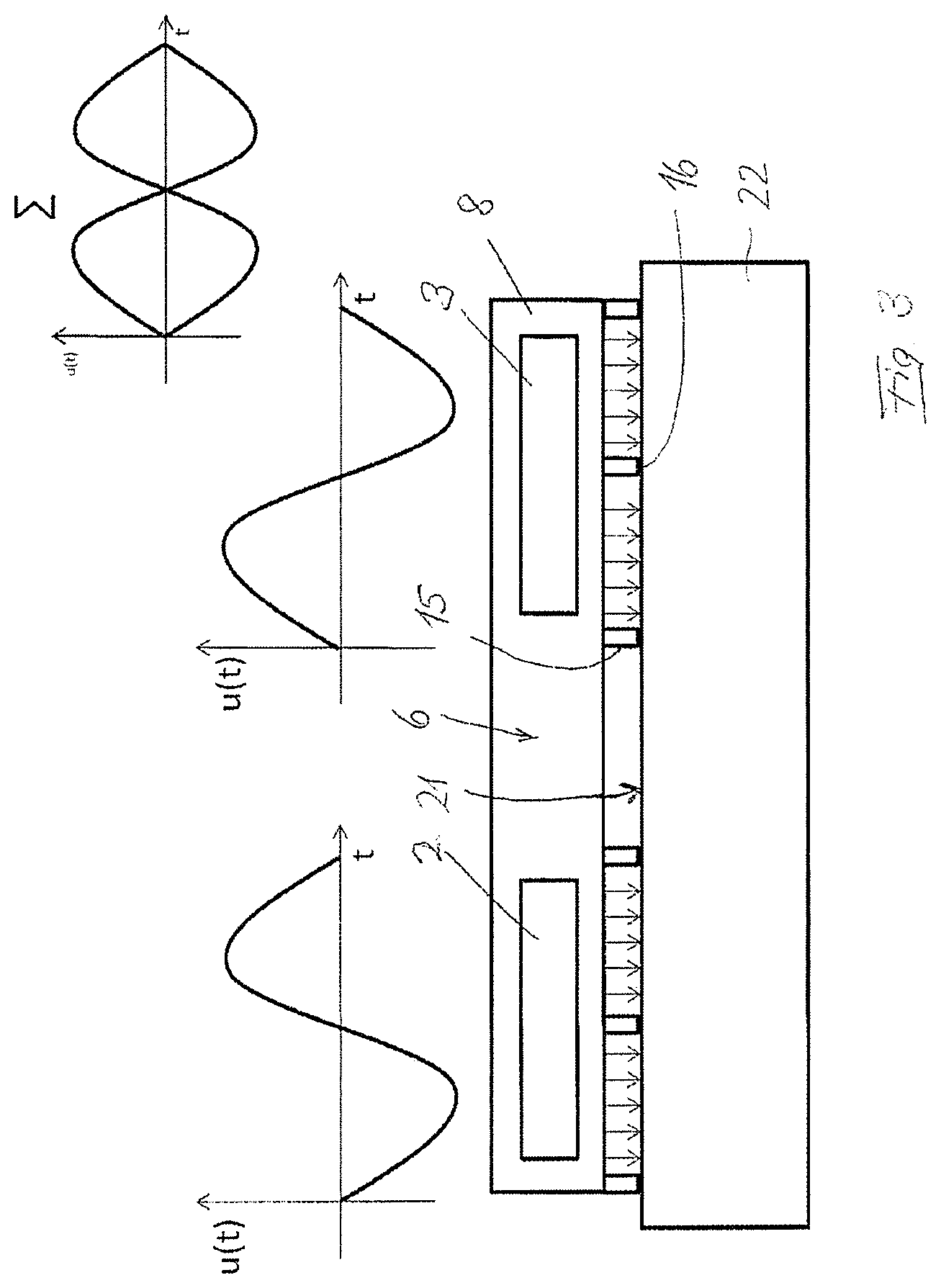 Patent US11785700 Figure 3 – Electrode arrangement for forming a dielectric barrier plasma discharge