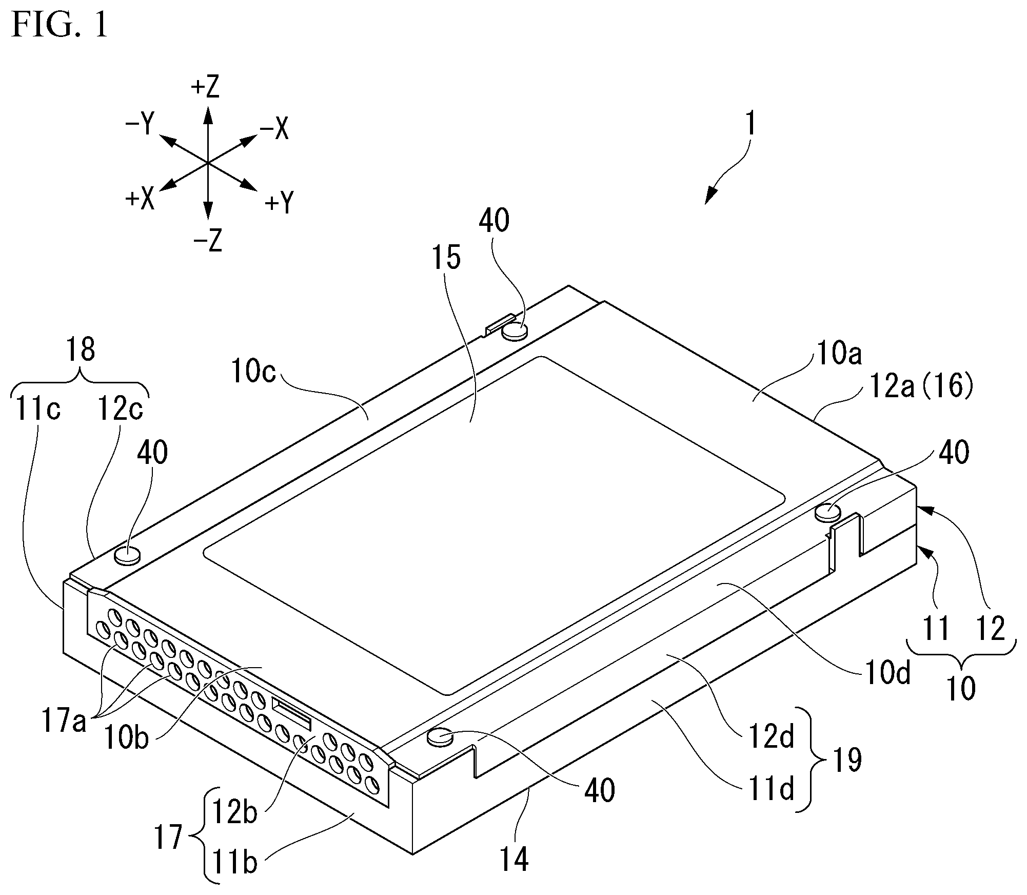 Patent US11785703 Figure 1 – Semiconductor storage device and heat dissipator