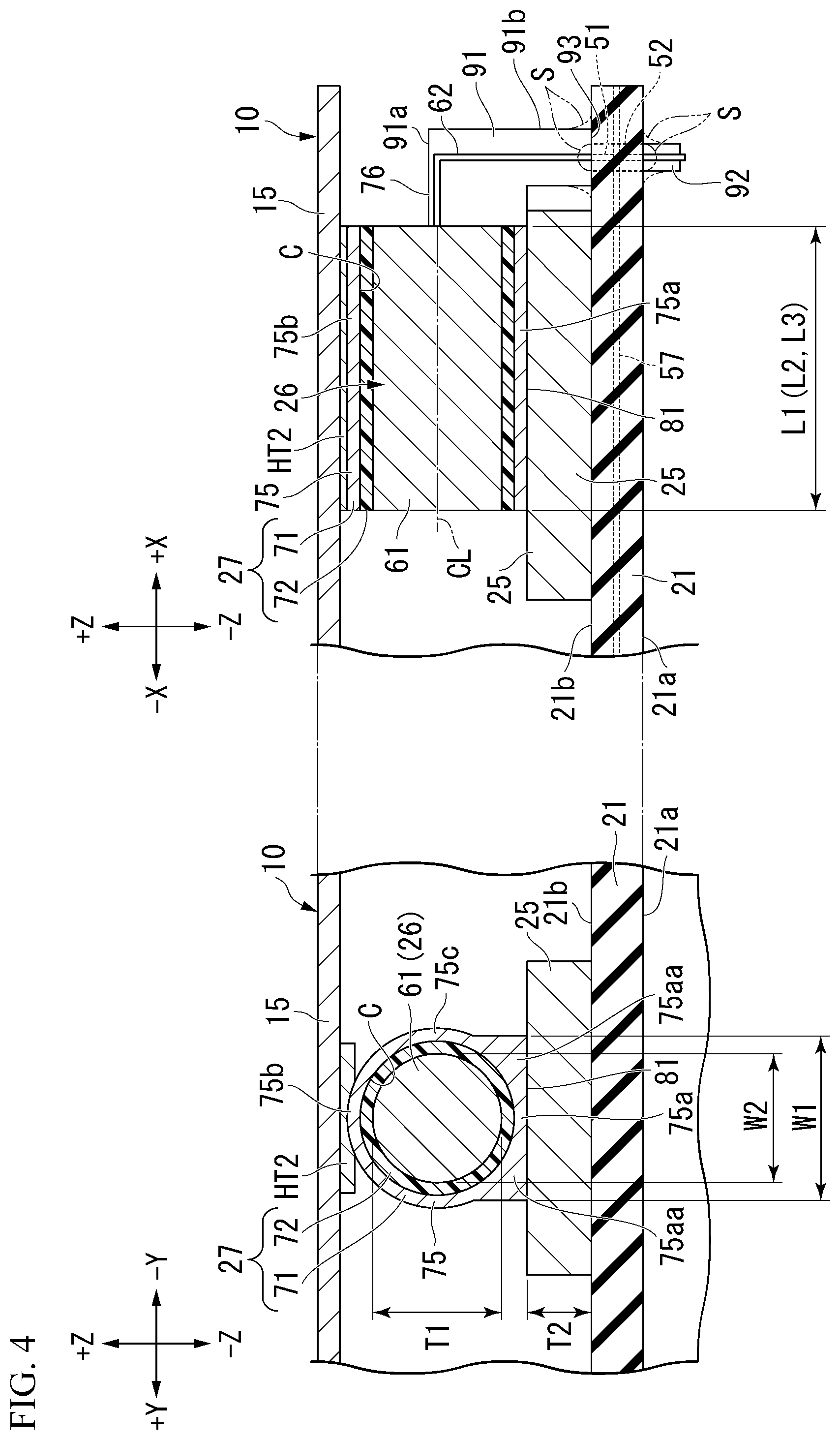Patent US11785703 Figure 4 – Semiconductor storage device and heat dissipator