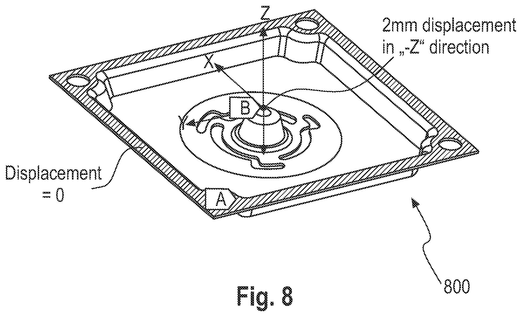 Patent US11785704 Figure 5 – Cover for pressing a printed-circuit board on a heat sink