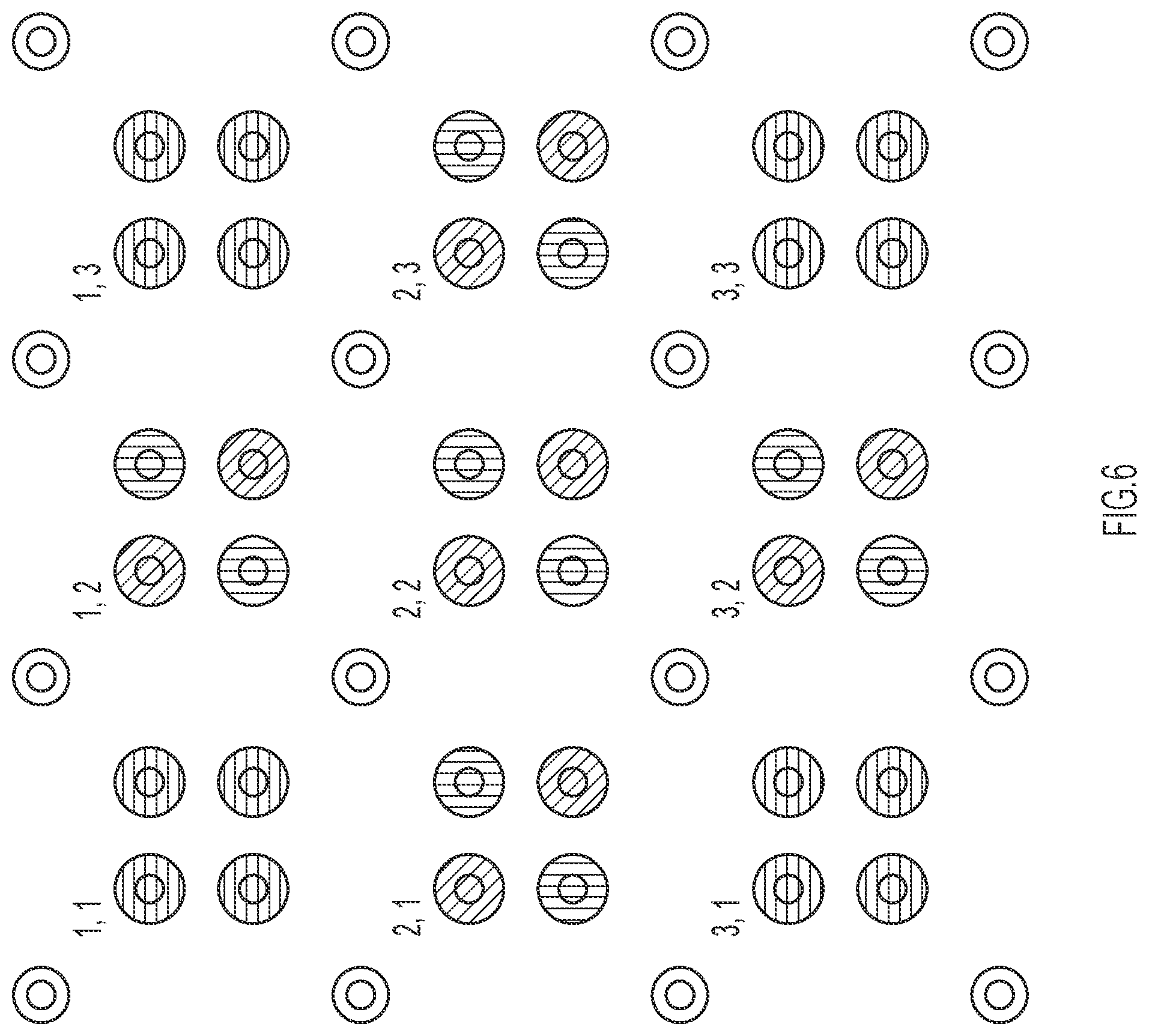 Patent US11785706 Figure 7 – Interlaced crosstalk controlled traces, vias, and capacitors