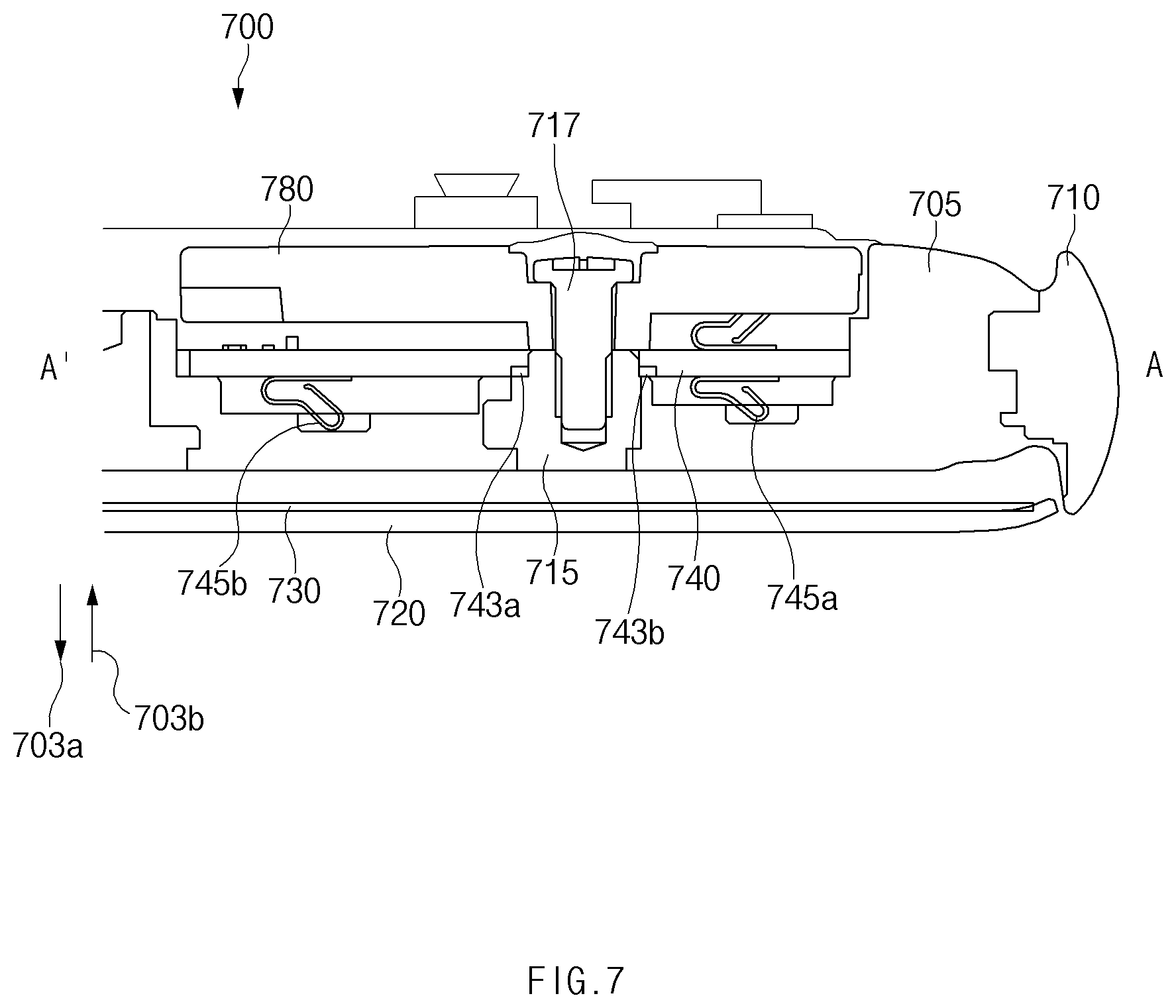 Patent US11785709 Figure 7 – Antenna module and electronic device including 1HE same