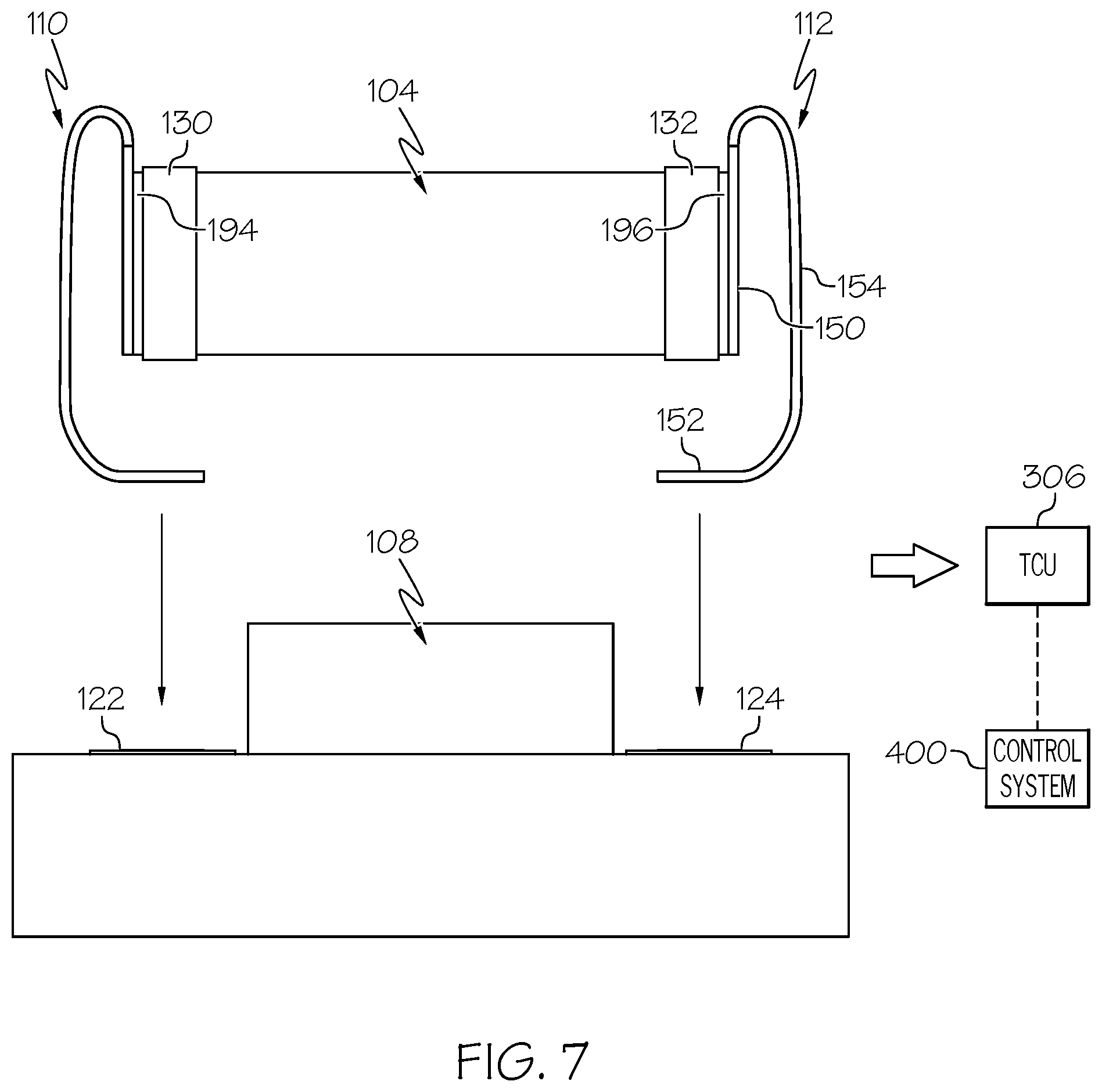 Patent US11785711 Figure 7 – Circuit board assembly with electronic surface mount device and mount arrangement for thermal protection