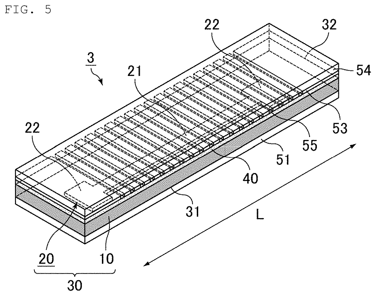 Patent US11785714 Figure 3 – Extensible and contractible wiring board and method for manufacturing extensible and contractible wiring board