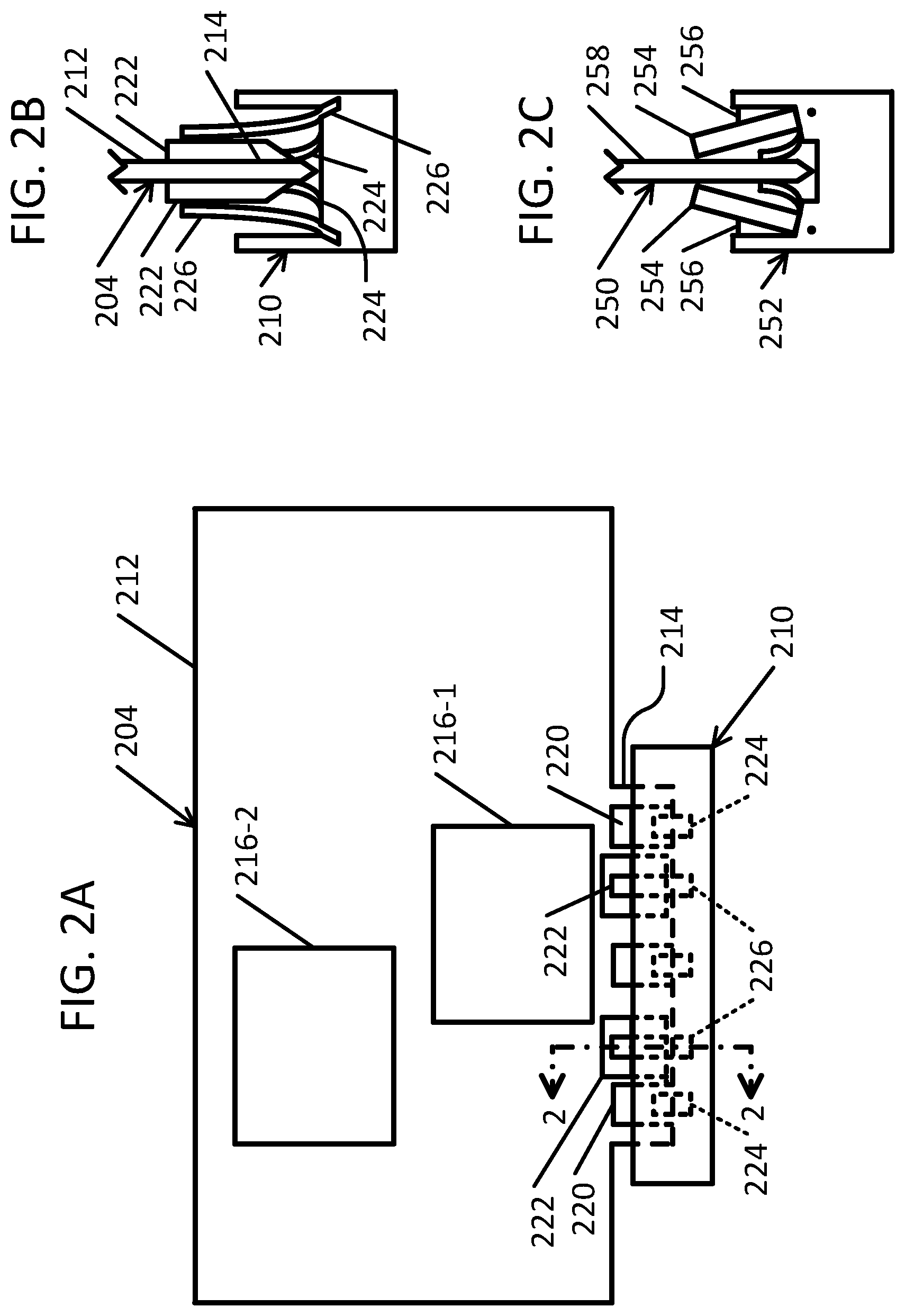 Patent US11785717 Figure 2 – Card retention connector system