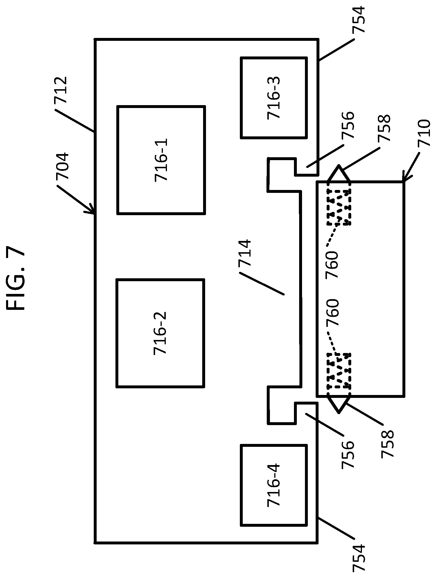 Patent US11785717 Figure 7 – Card retention connector system