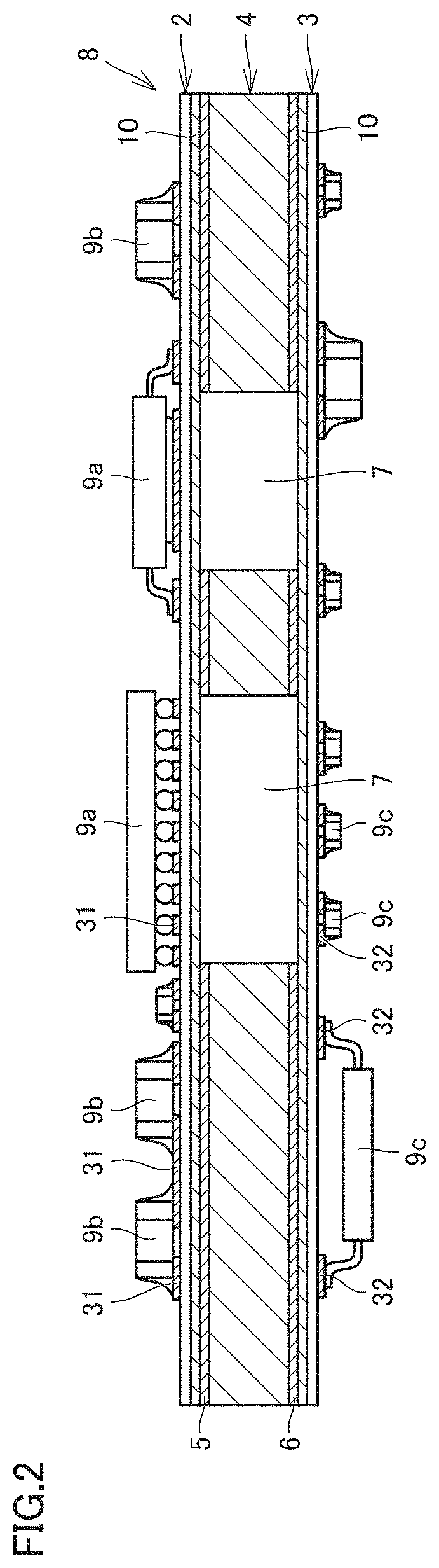 Patent US11785718 Figure 2 – Composite printed wiring board and method of manufacturing the same