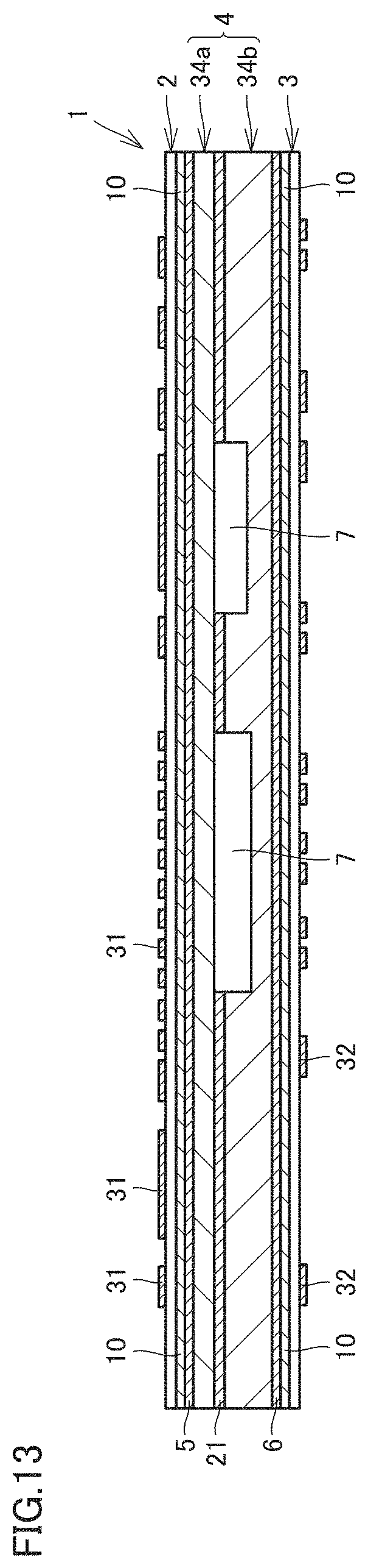 Patent US11785718 Figure 11 – Composite printed wiring board and method of manufacturing the same