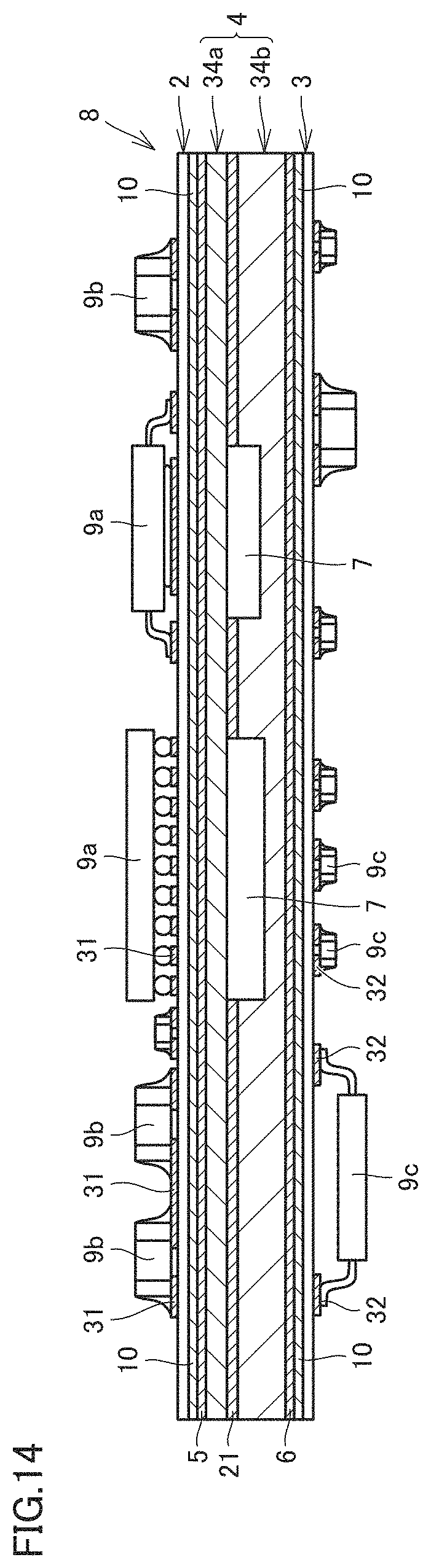 Patent US11785718 Figure 12 – Composite printed wiring board and method of manufacturing the same