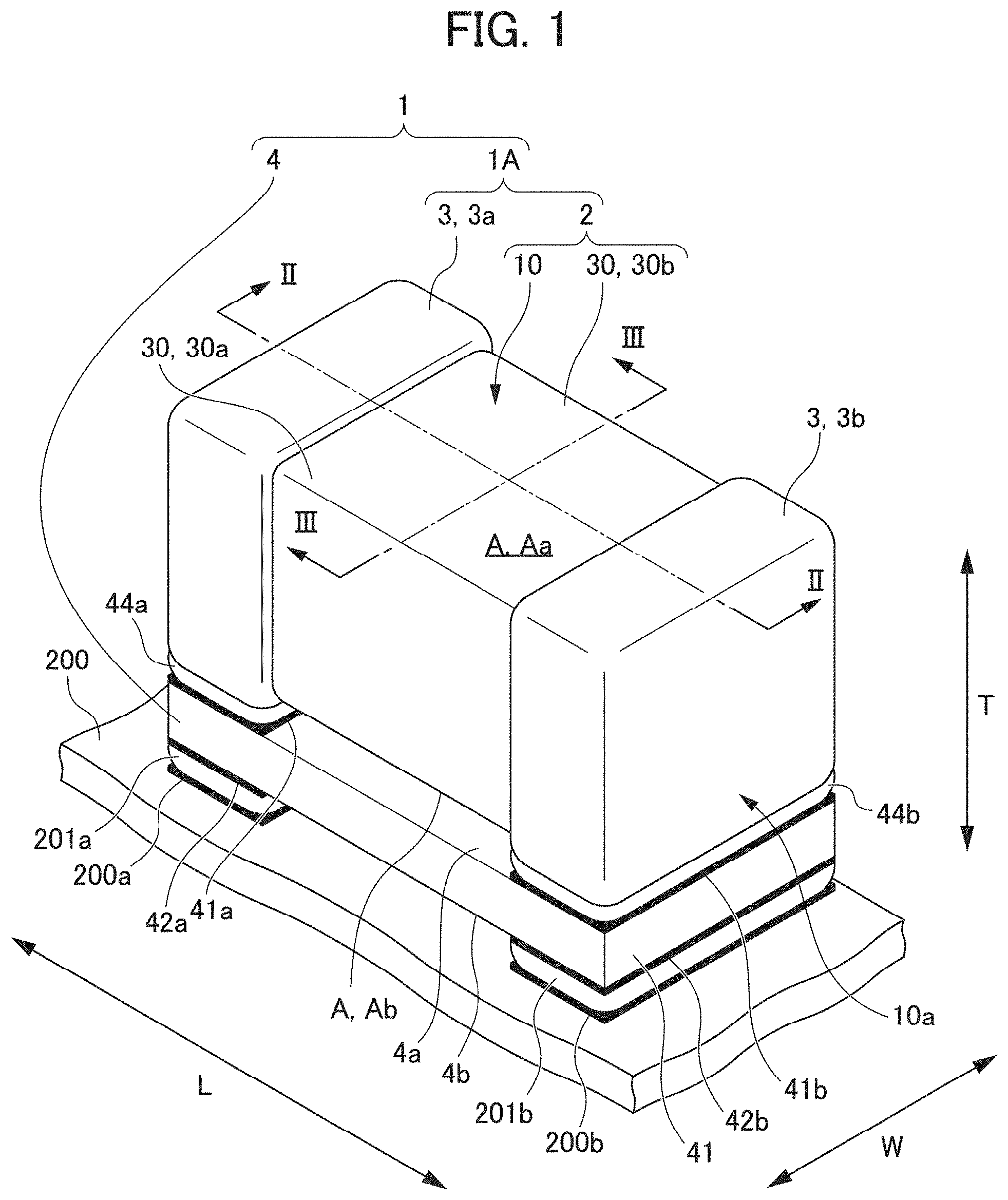 Patent US11785720 Figure 1 – Multilayer ceramic capacitor