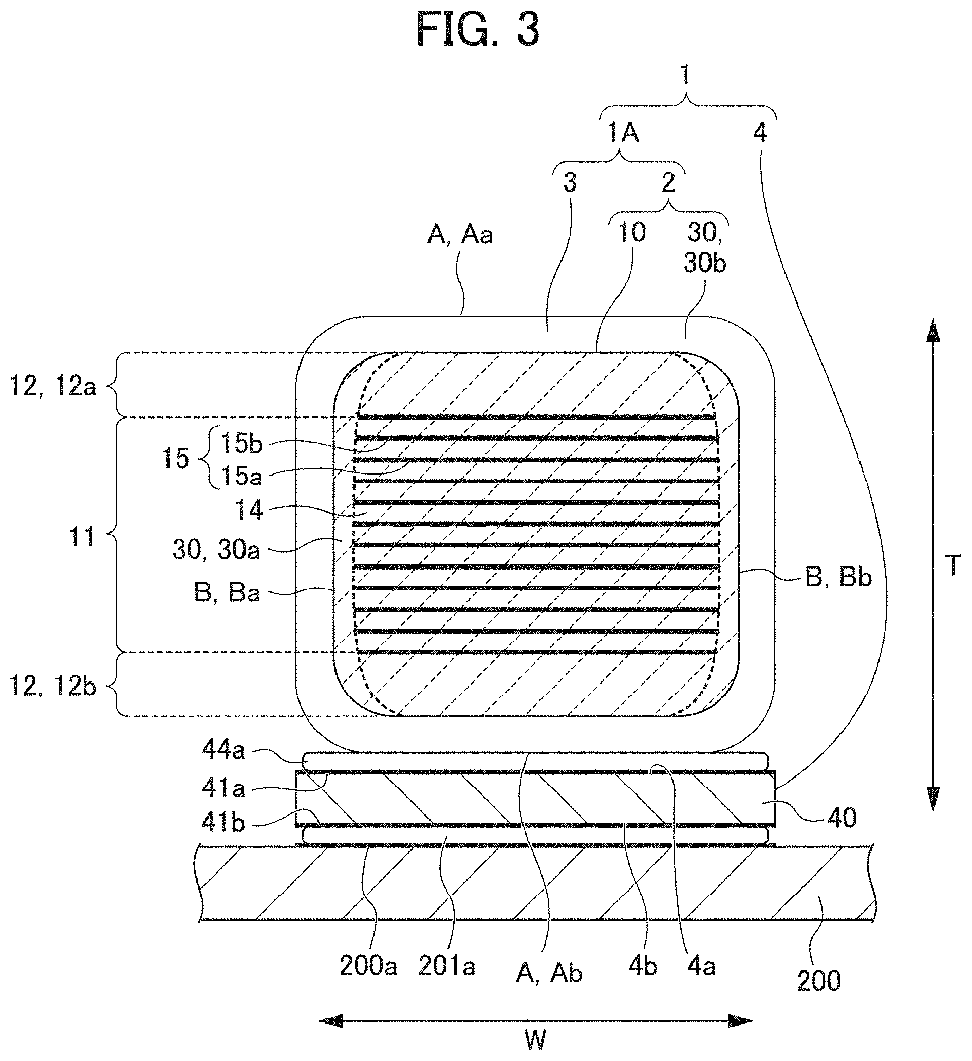 Patent US11785720 Figure 3 – Multilayer ceramic capacitor