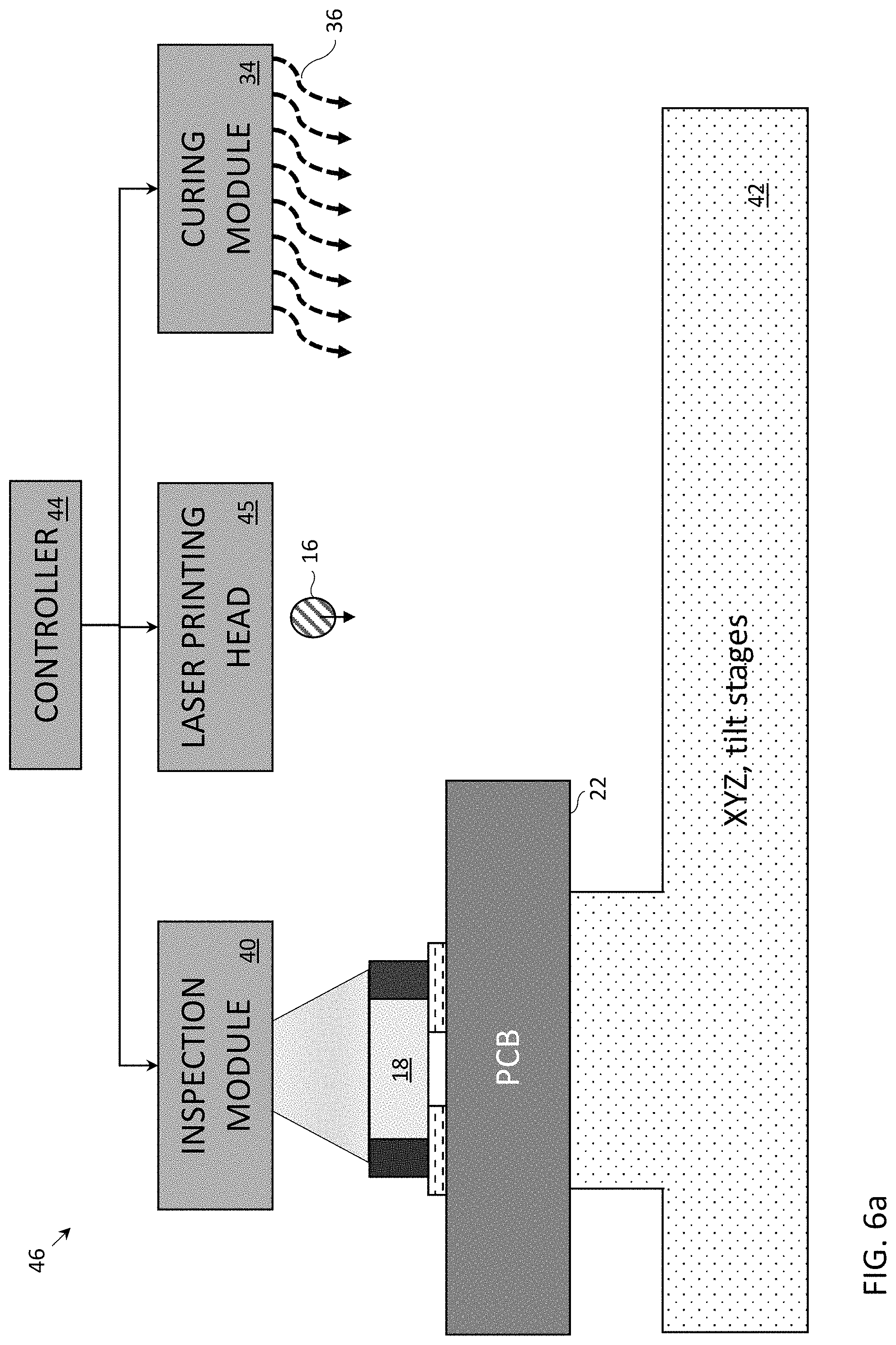 Patent US11785722 Figure 19 – Systems for printing conformal materials on component edges at high resolution
