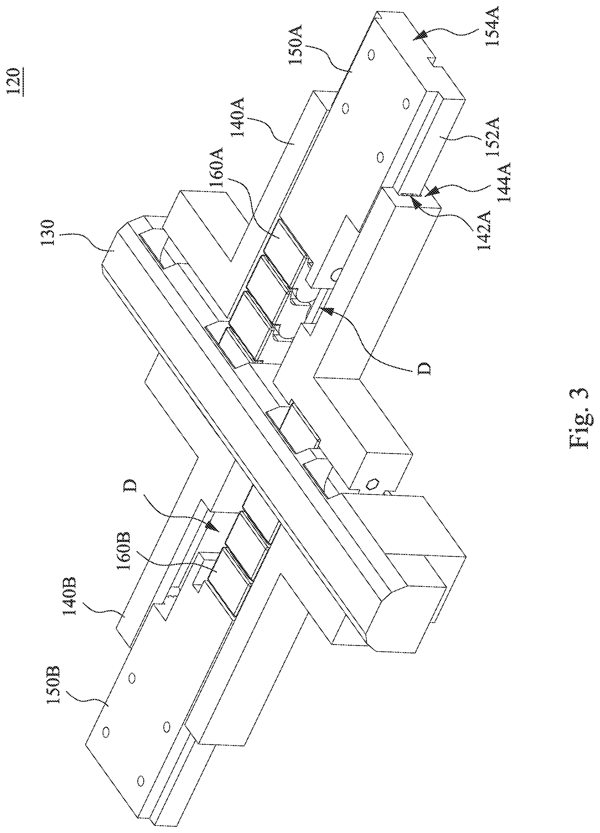 Patent US11785730 Figure 3 – Foldable electronic device including a chain and at least one elastic padding