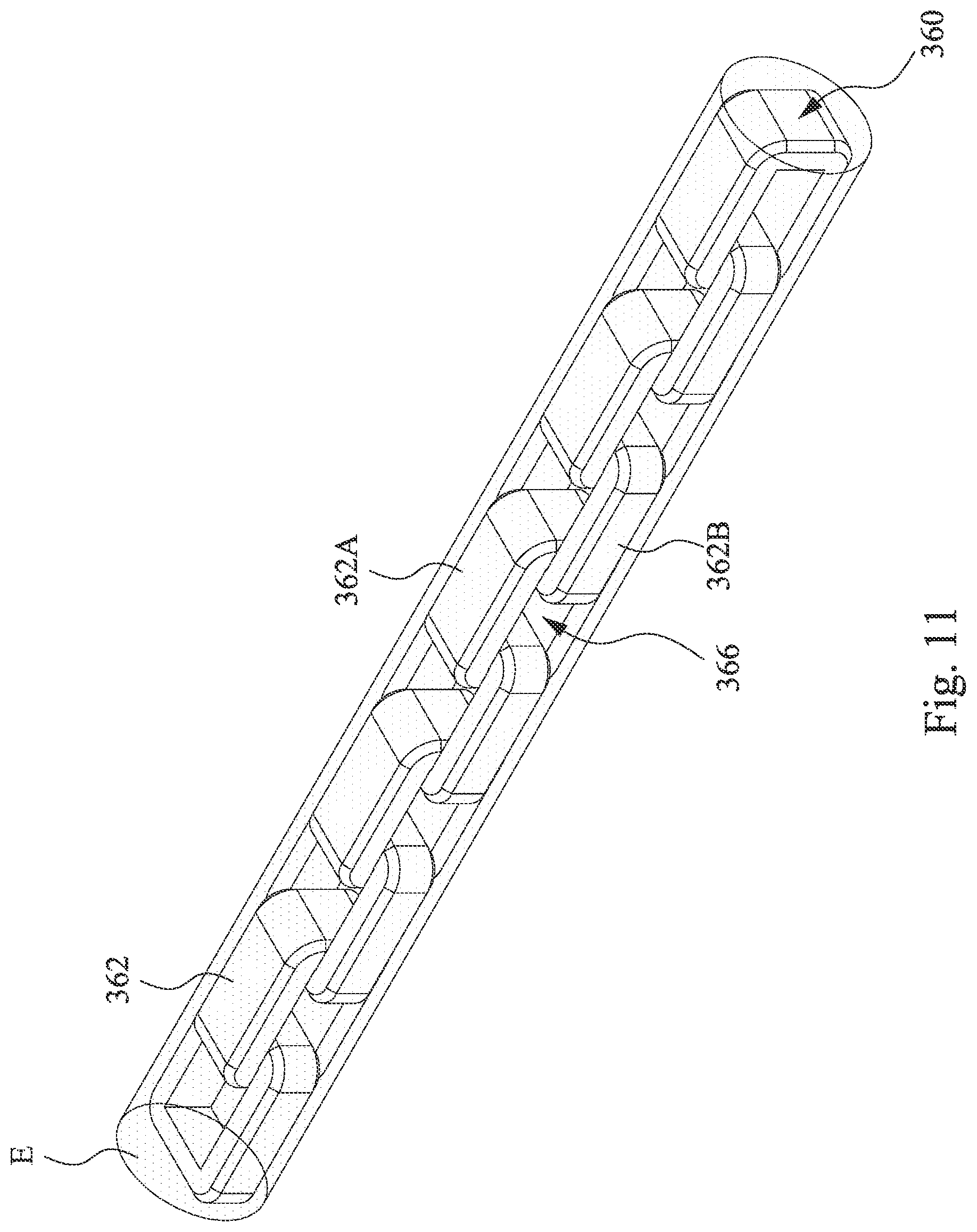 Patent US11785730 Figure 11 – Foldable electronic device including a chain and at least one elastic padding