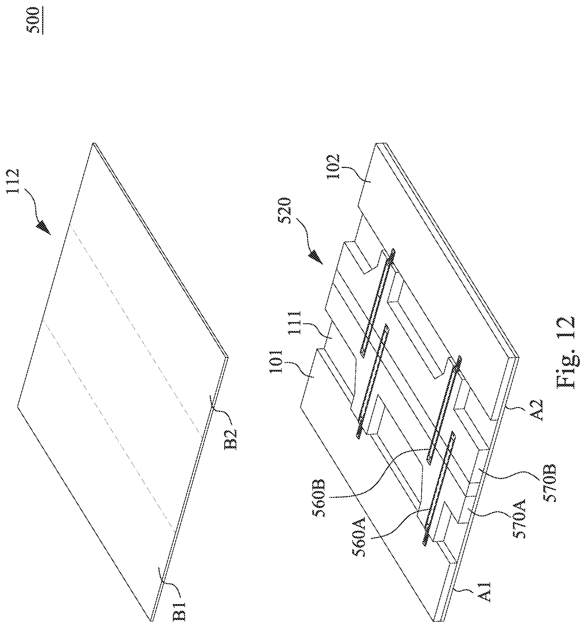 Patent US11785730 Figure 12 – Foldable electronic device including a chain and at least one elastic padding