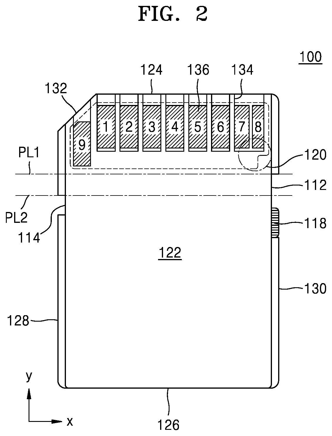 Patent US11785732 Figure 2 – Memory card