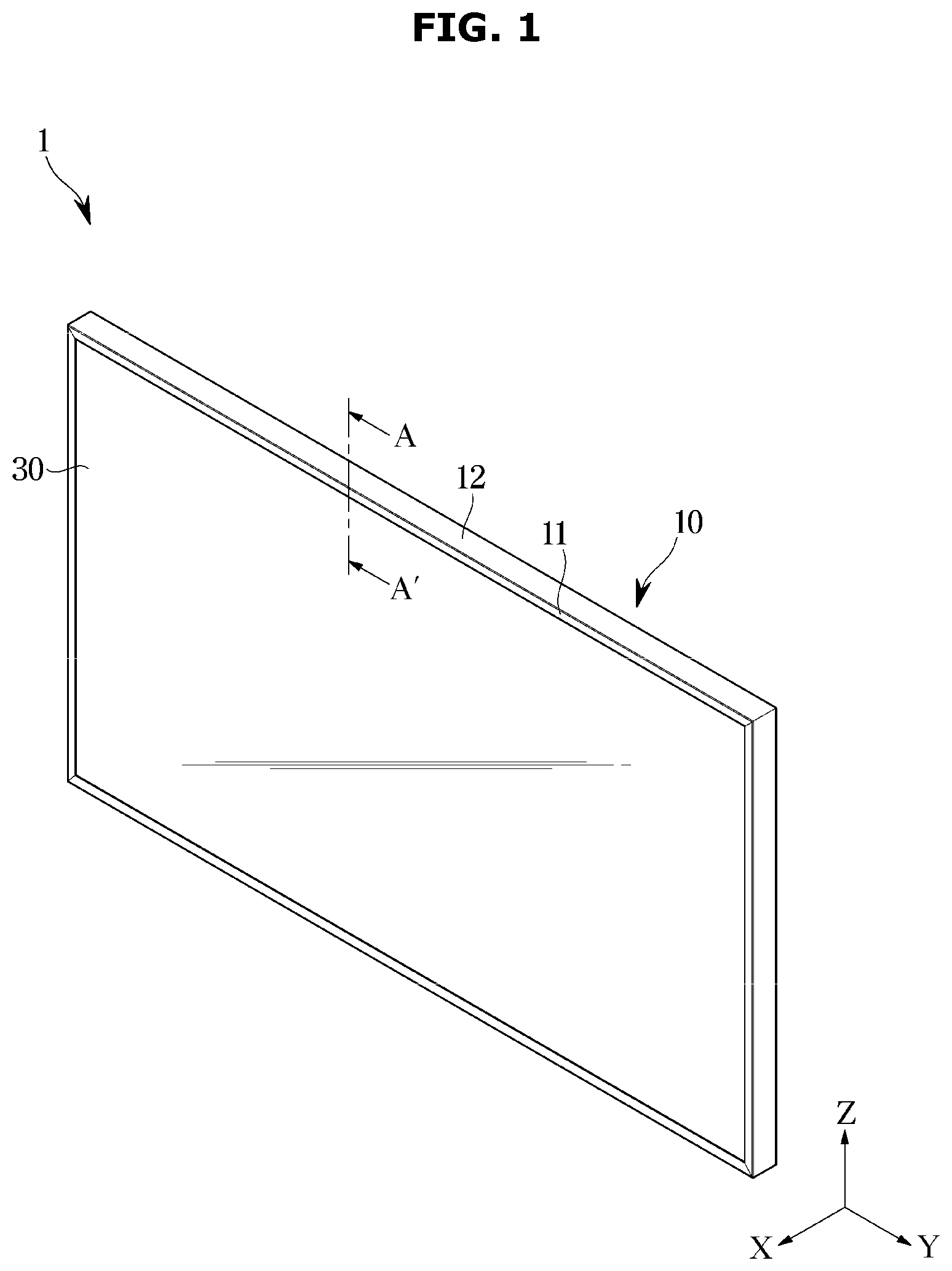 Patent US11785733 Figure 1 – Display apparatus