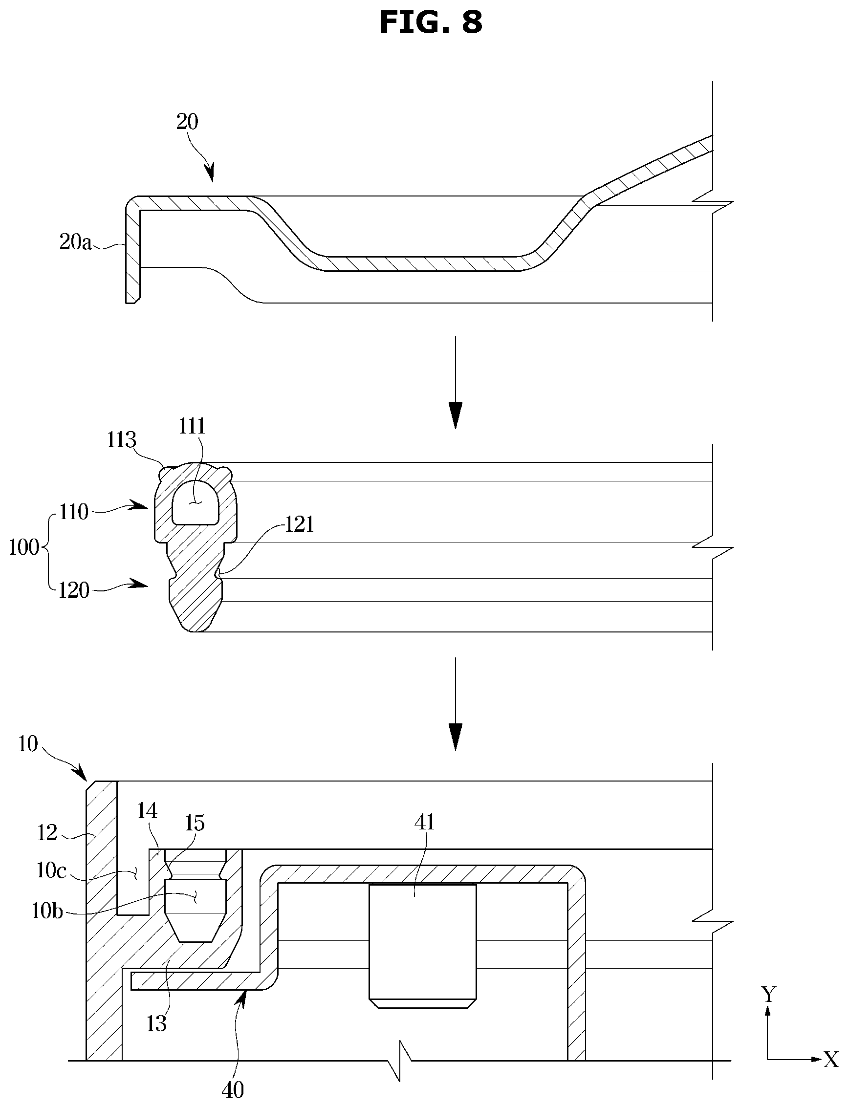 Patent US11785733 Figure 8 – Display apparatus