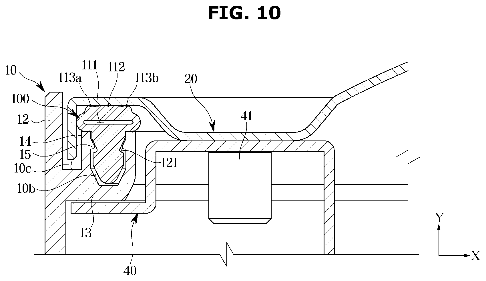 Patent US11785733 Figure 10 – Display apparatus