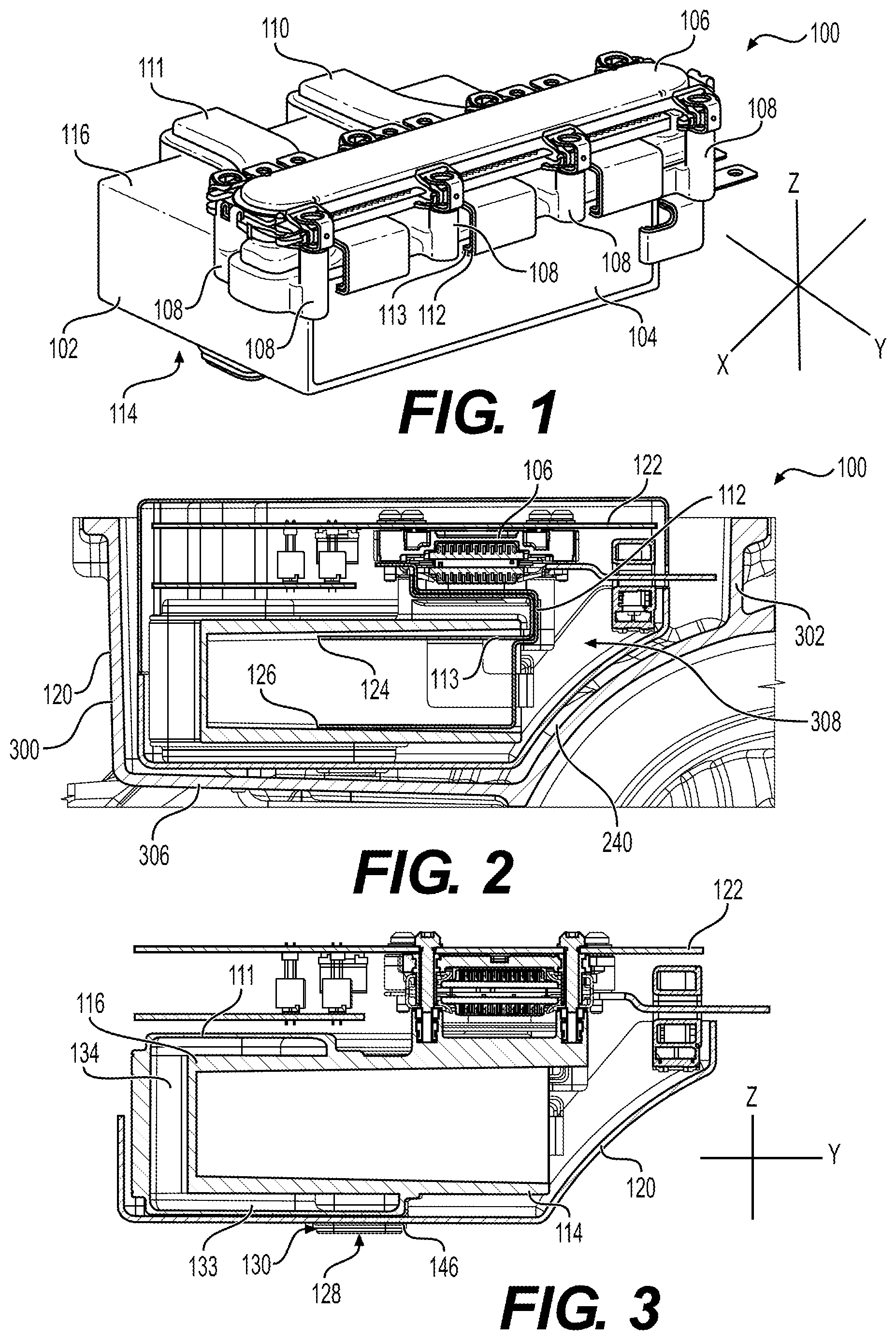 Patent US11785737 Figure 1 – Systems and methods for cooling electronic components of a vehicle