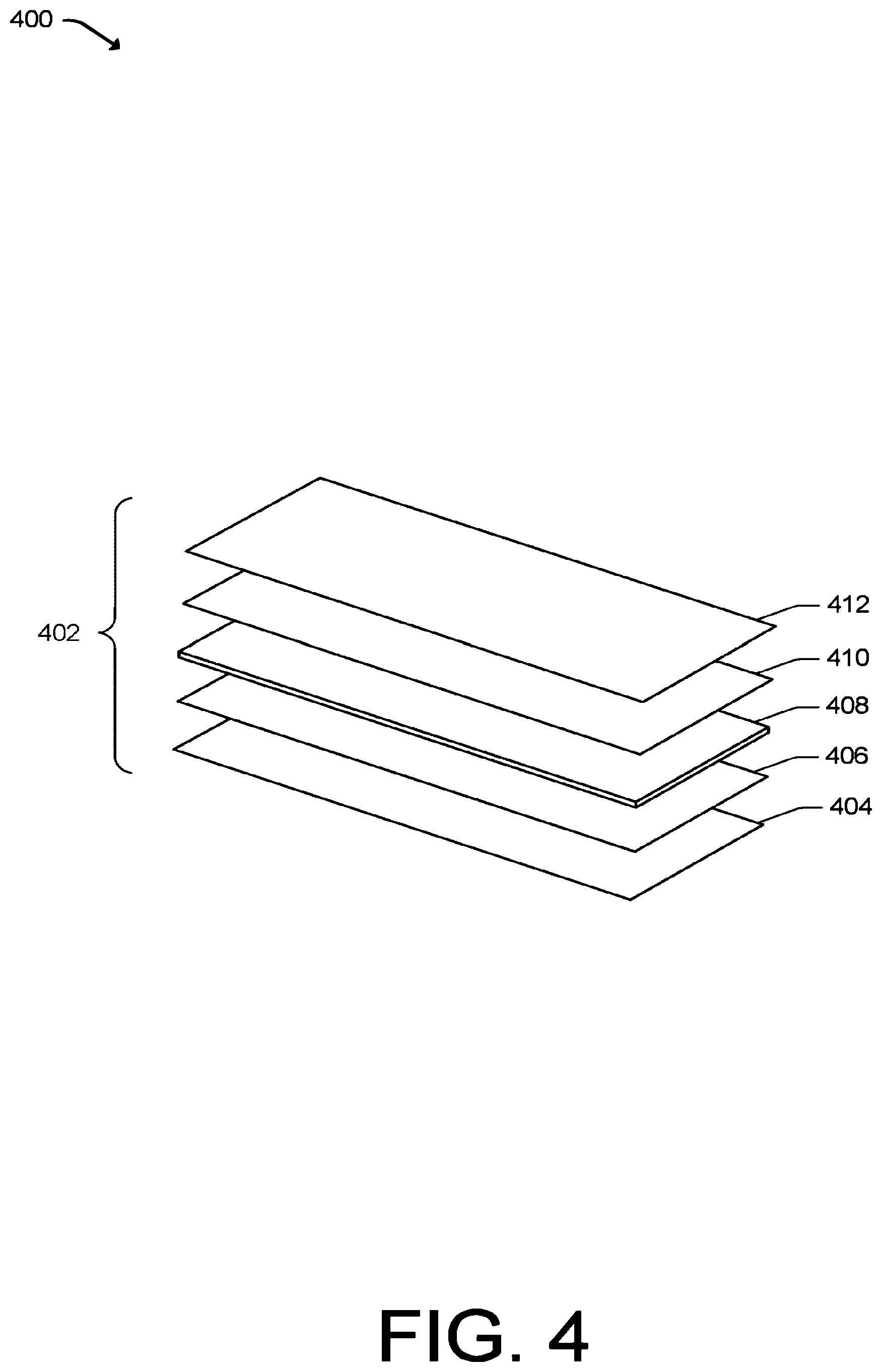 Patent US11785744 Figure 4 – Reinforced graphite heat-spreader for a housing surface of an electronic device