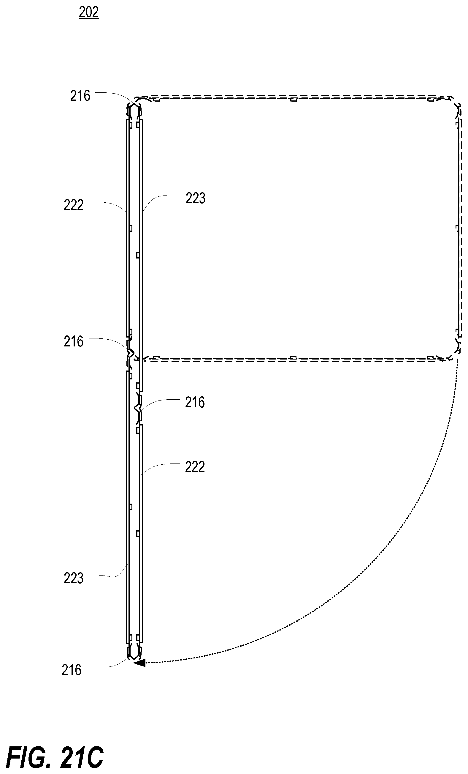 Patent US11785745 Figure 20 – Vertical exhaust duct for electronic equipment enclosure