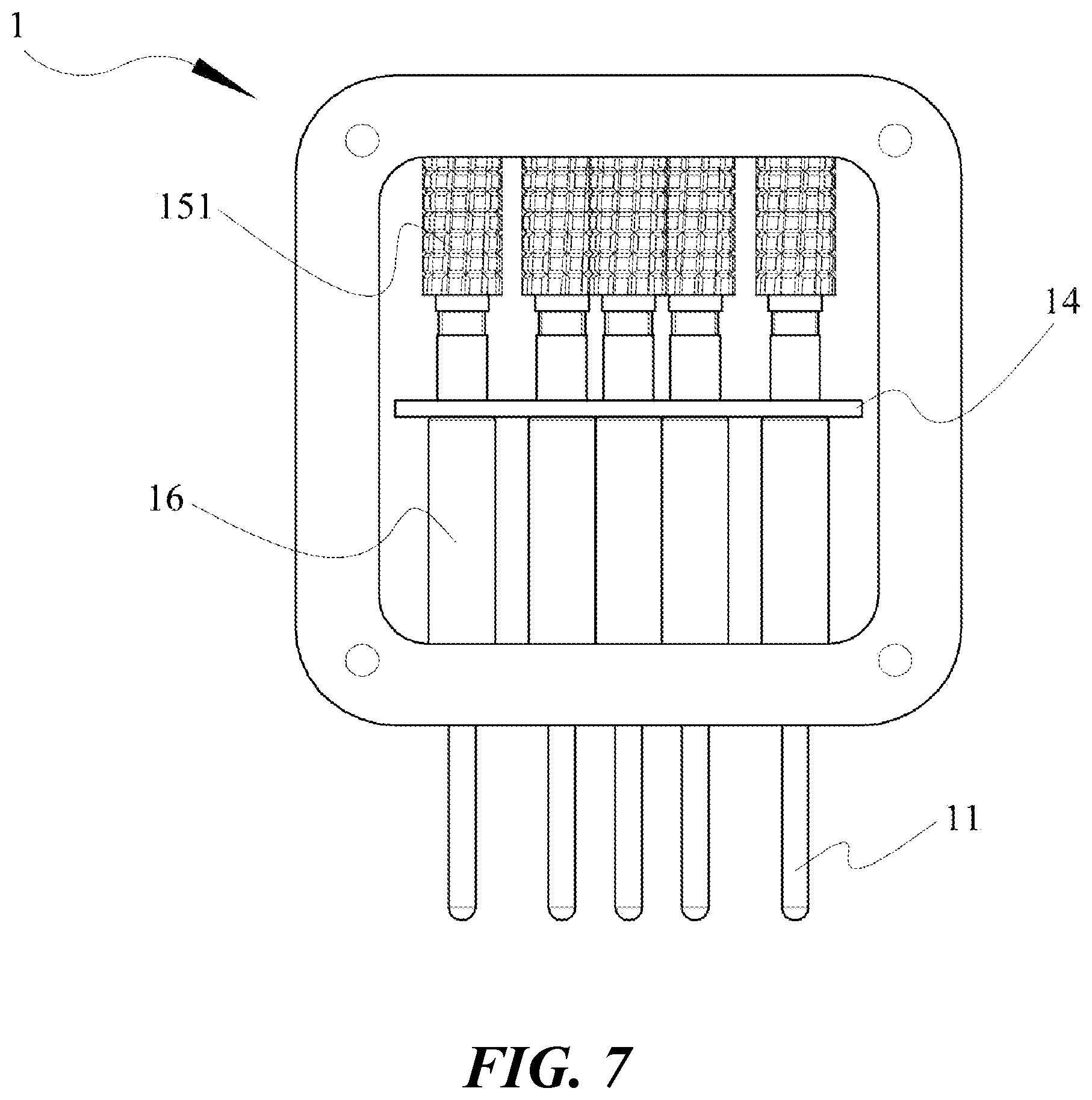 Patent US11785751 Figure 9 – Adapter with heat dissipation layer
