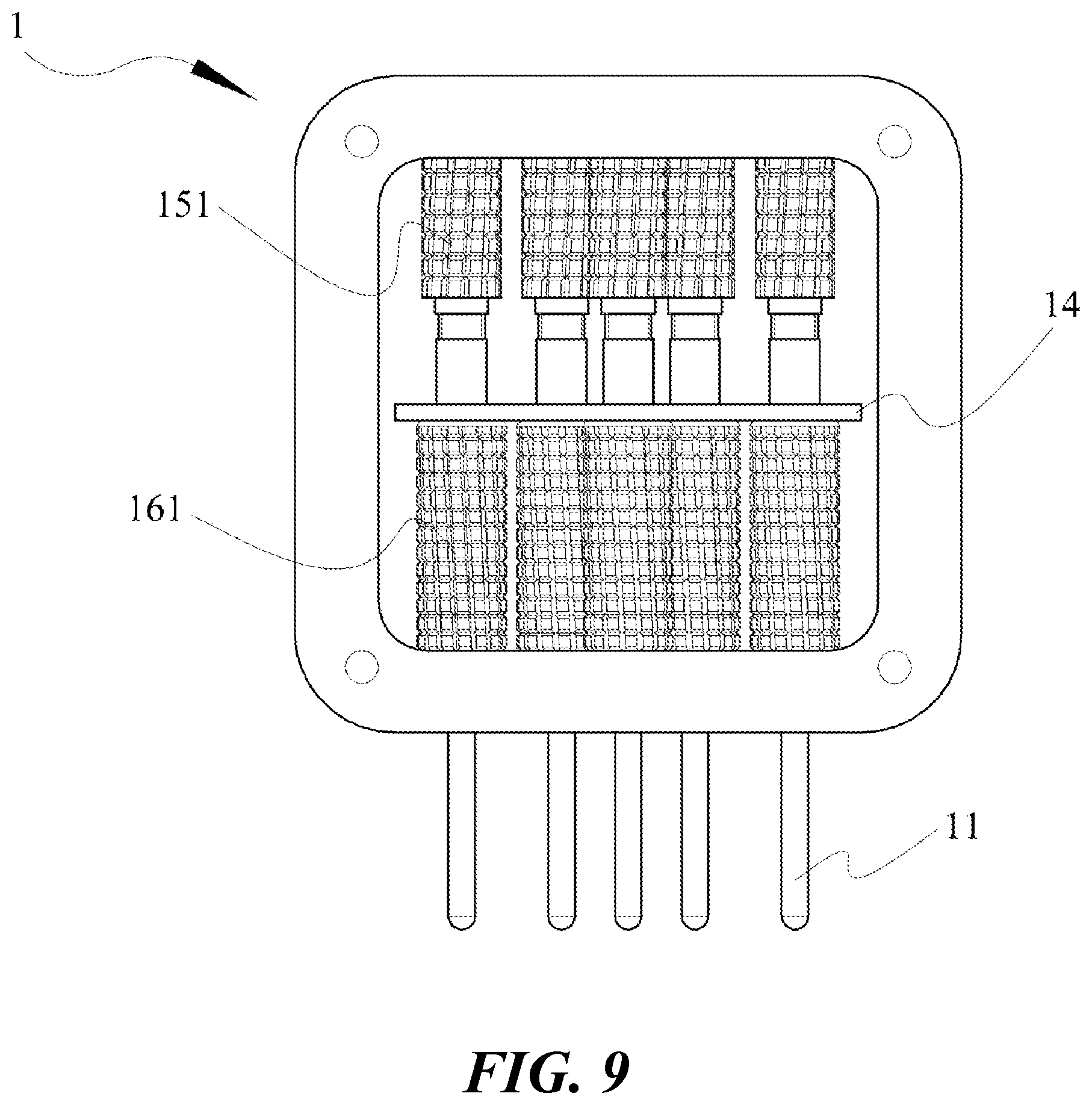 Patent US11785751 Figure 11 – Adapter with heat dissipation layer