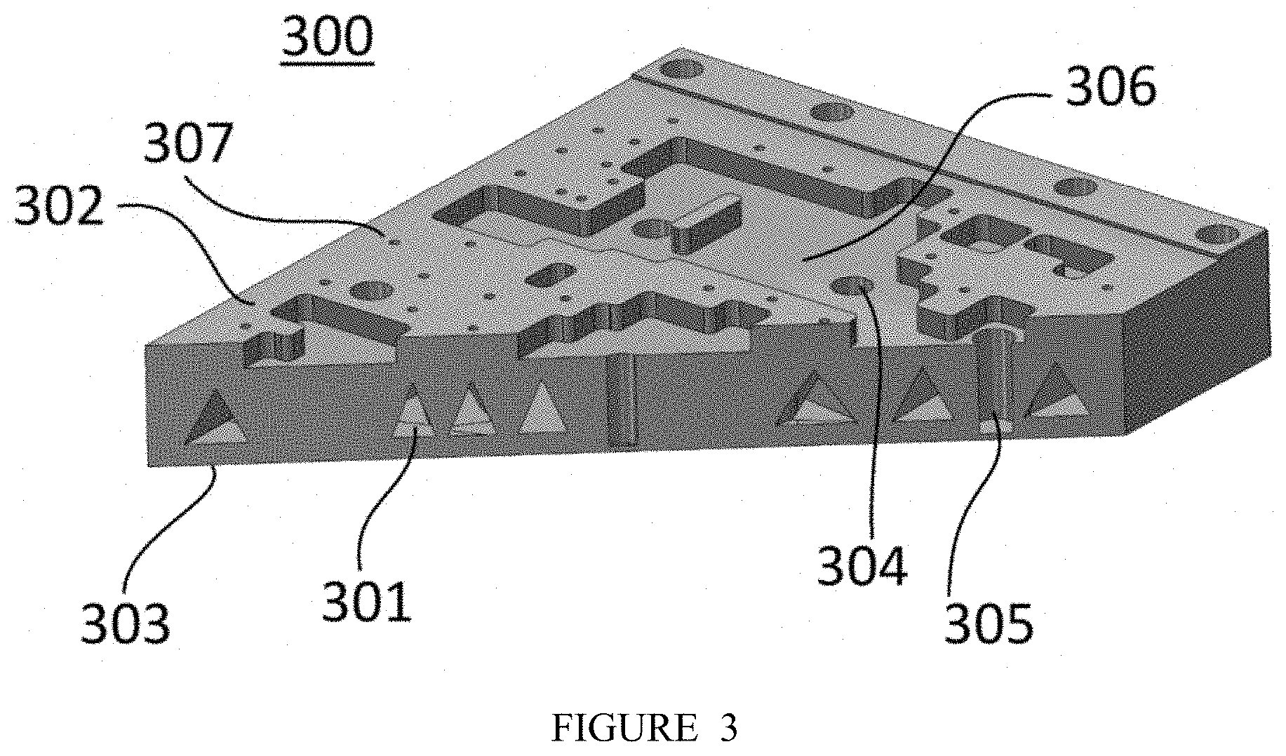 Patent US11785754 Figure 3 – Enhanced 3D printed support block