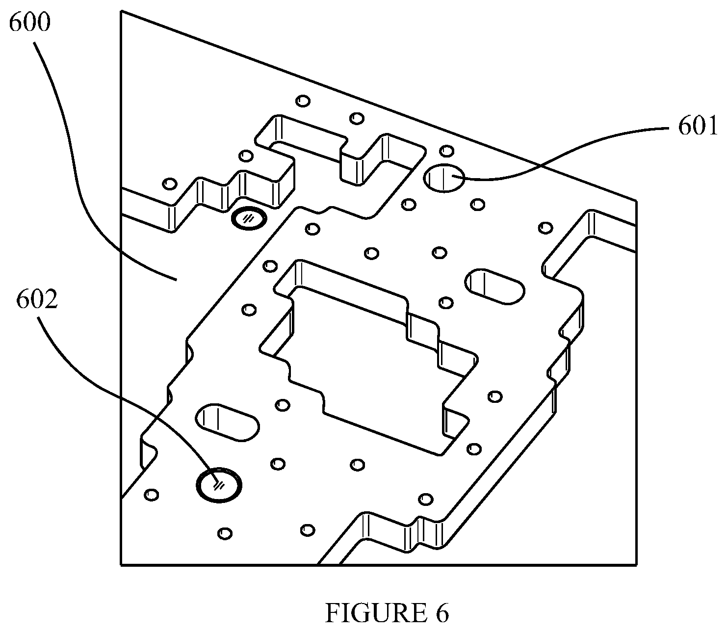 Patent US11785754 Figure 6 – Enhanced 3D printed support block