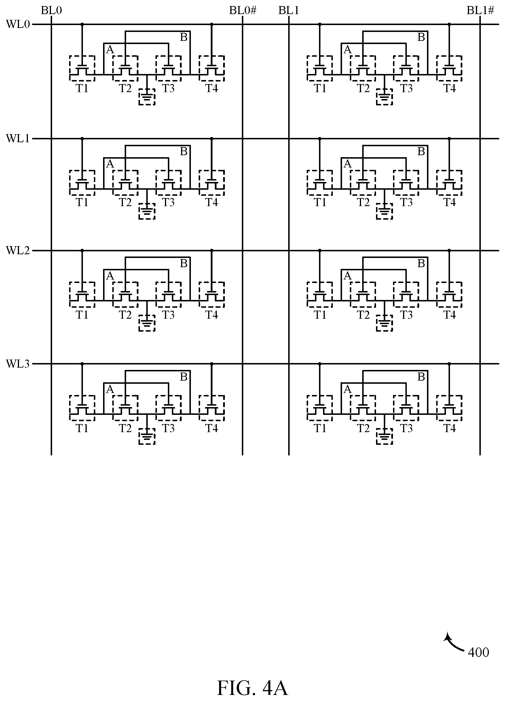 Patent US11785756 Figure 4 – Thin film transistor random access memory