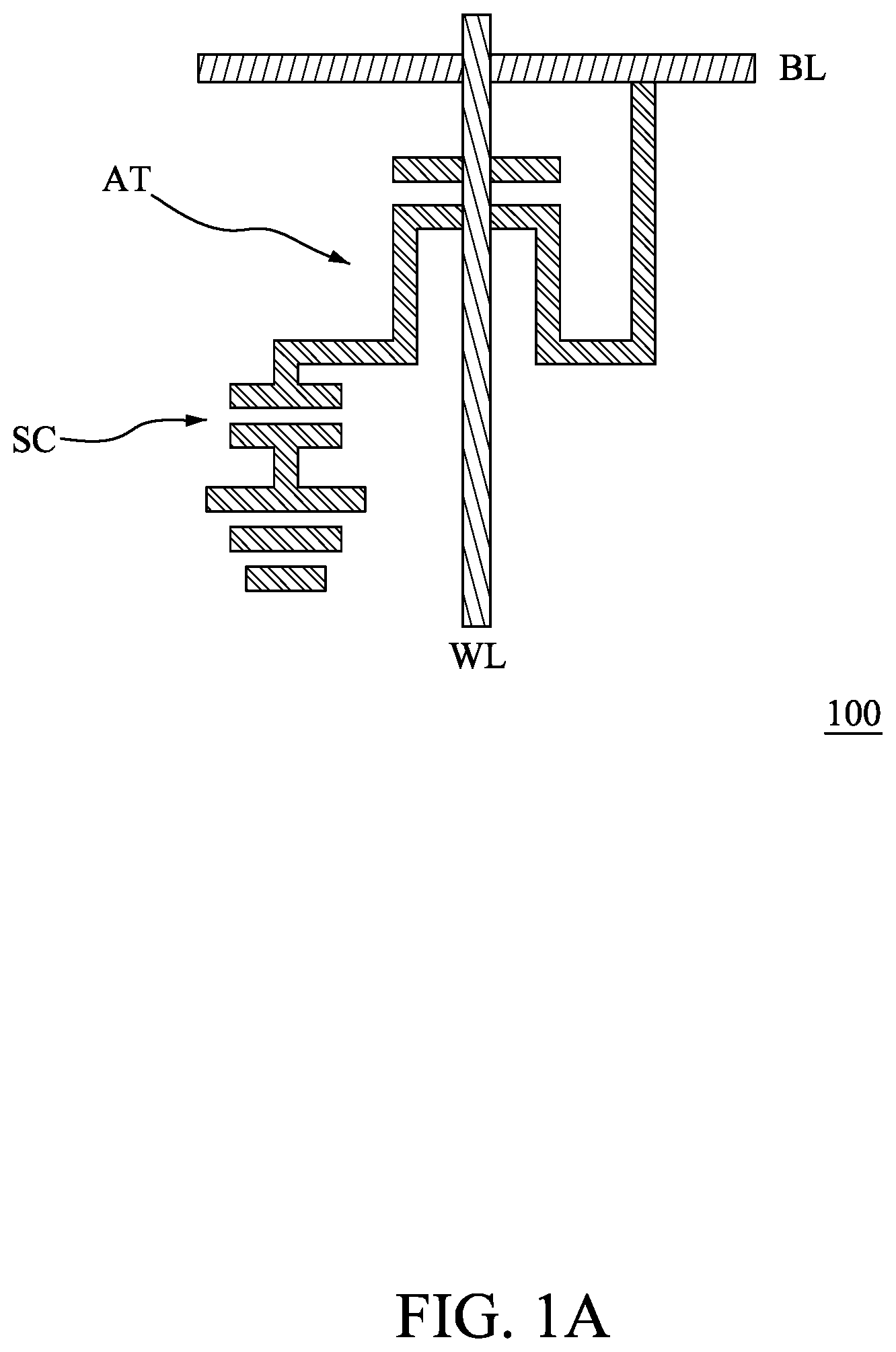 Patent US11785757 Figure 1 – Method for preparing memory array with contact enhancement sidewall spacers
