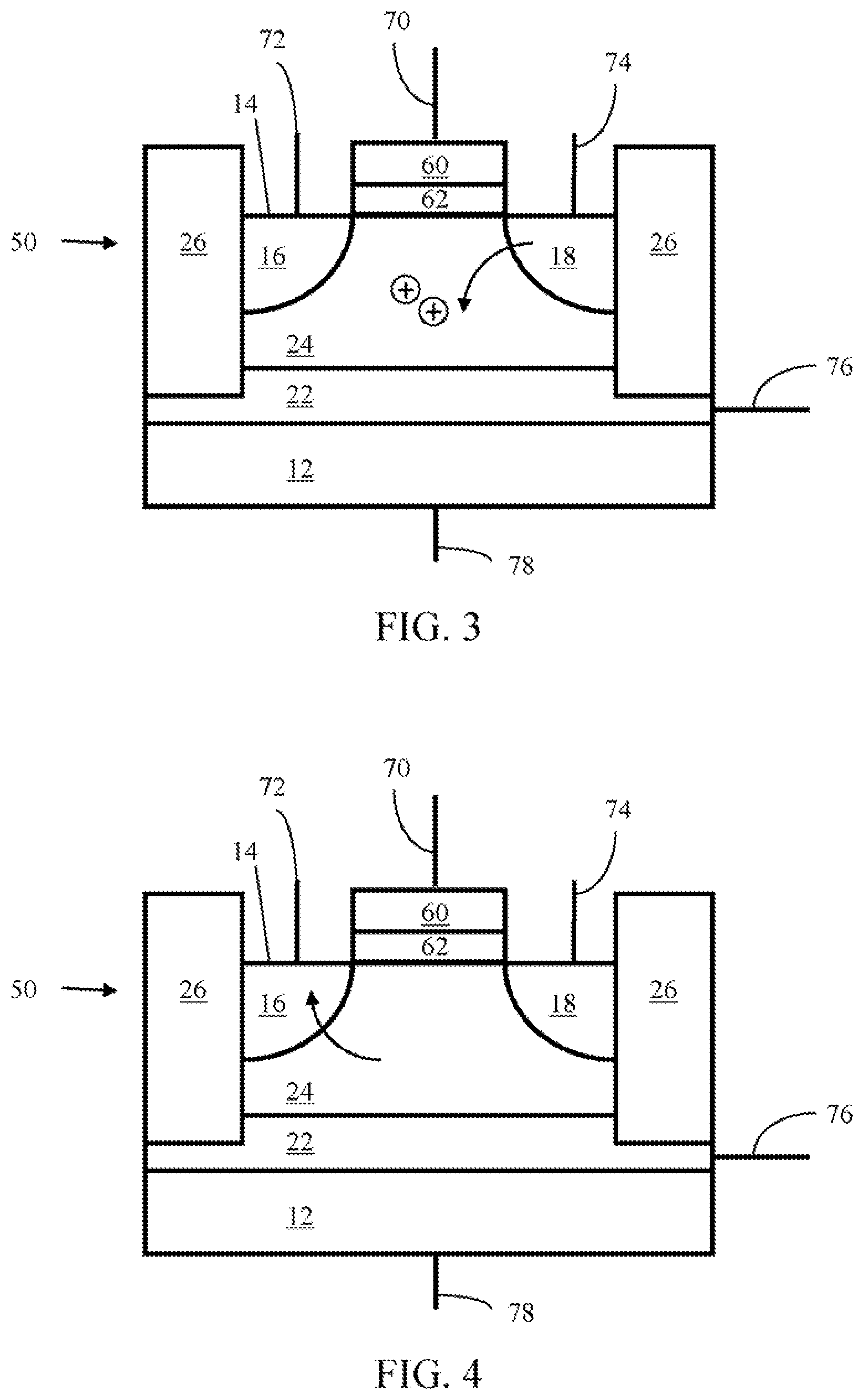 Patent US11785758 Figure 3 – Method of operating semiconductor memory device with floating body transistor using silicon controlled rectifier principle