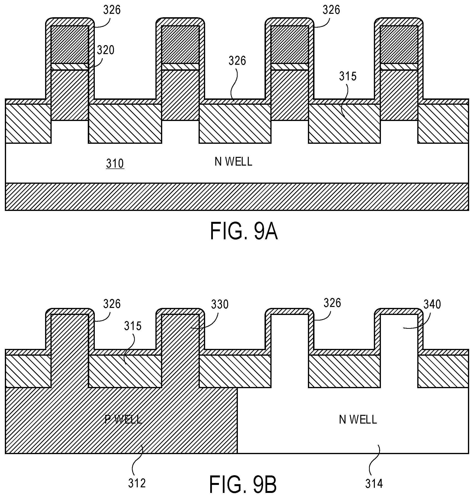 Patent US11785759 Figure 6 – Floating body memory cell having gates favoring different conductivity type regions