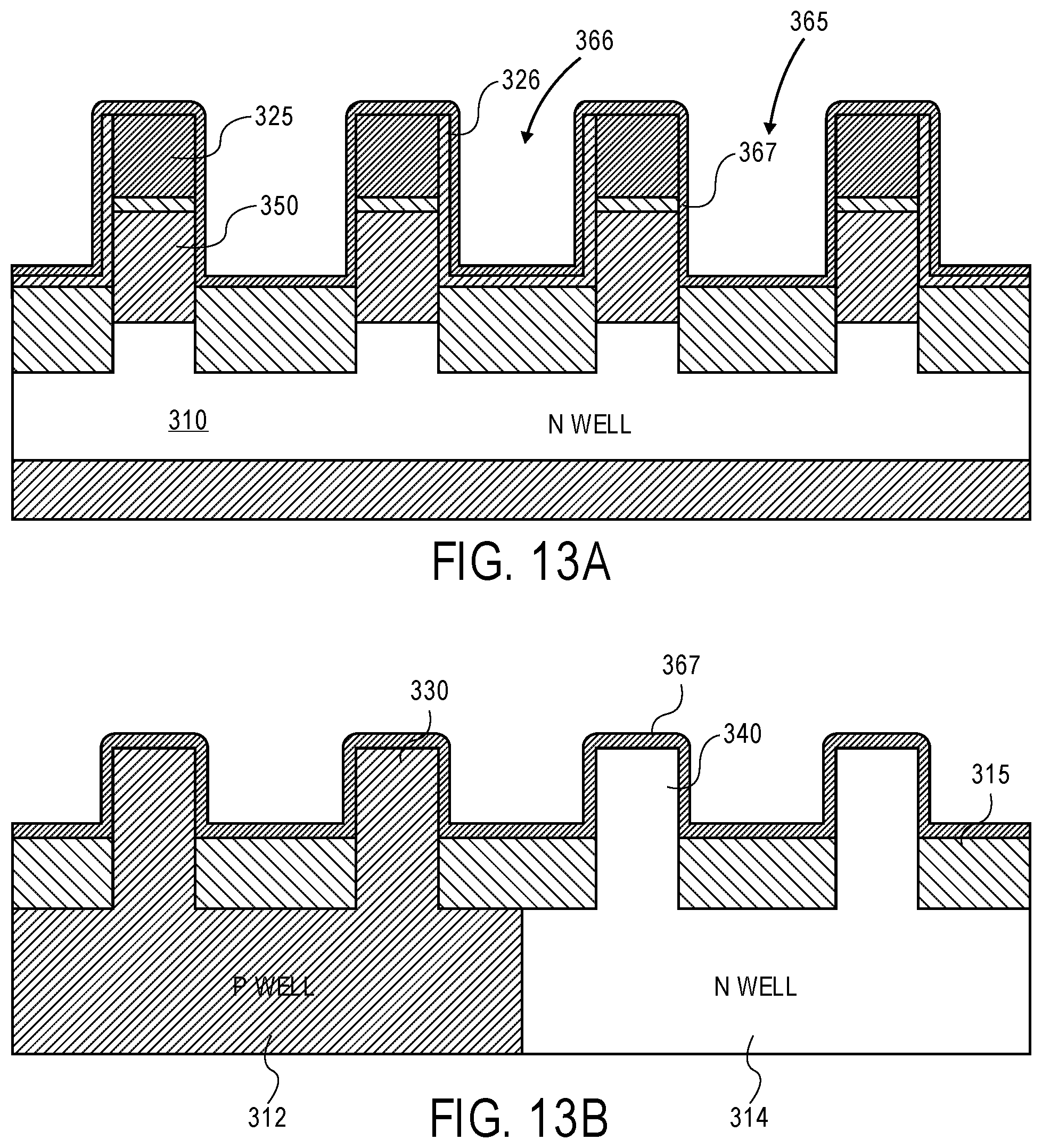 Patent US11785759 Figure 10 – Floating body memory cell having gates favoring different conductivity type regions